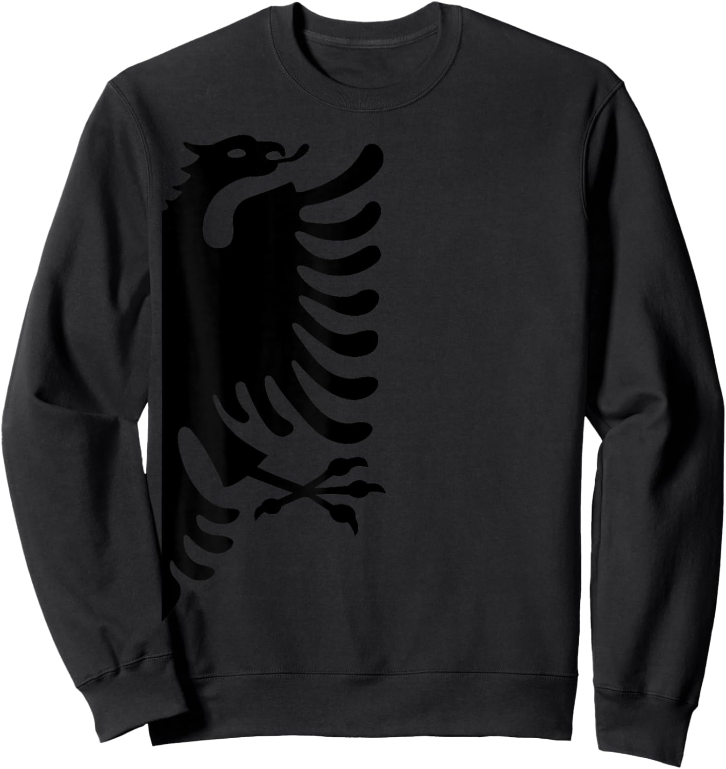 Albania Couple Shirt Albanian Flag Shirt Partner Gift Sweatshirt - Sweatshirt | Black