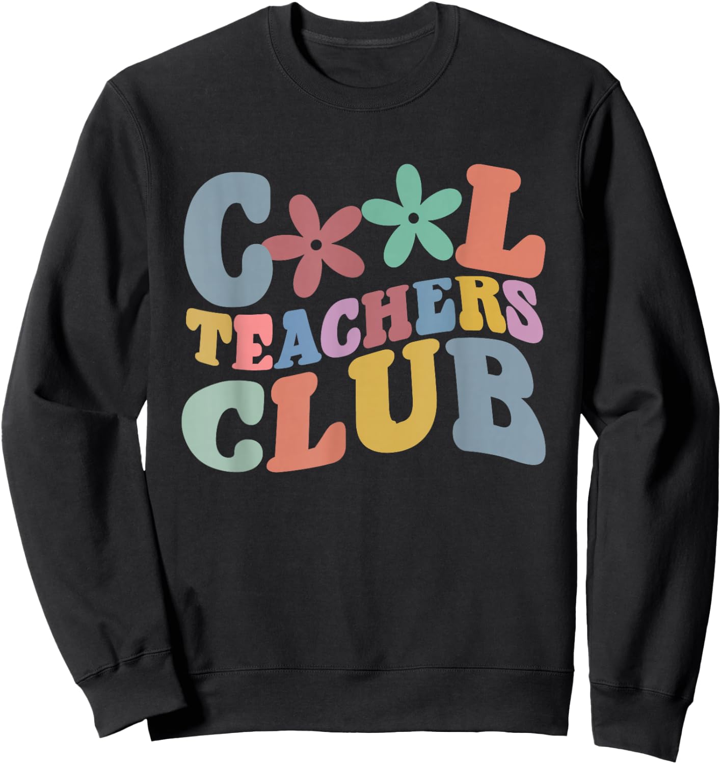 Funny Cool Teacher Club Shirt - Men's Adults Black X-Small Modern Club Collar Short Sleeve Sweatshirt - Sweatshirt | Black