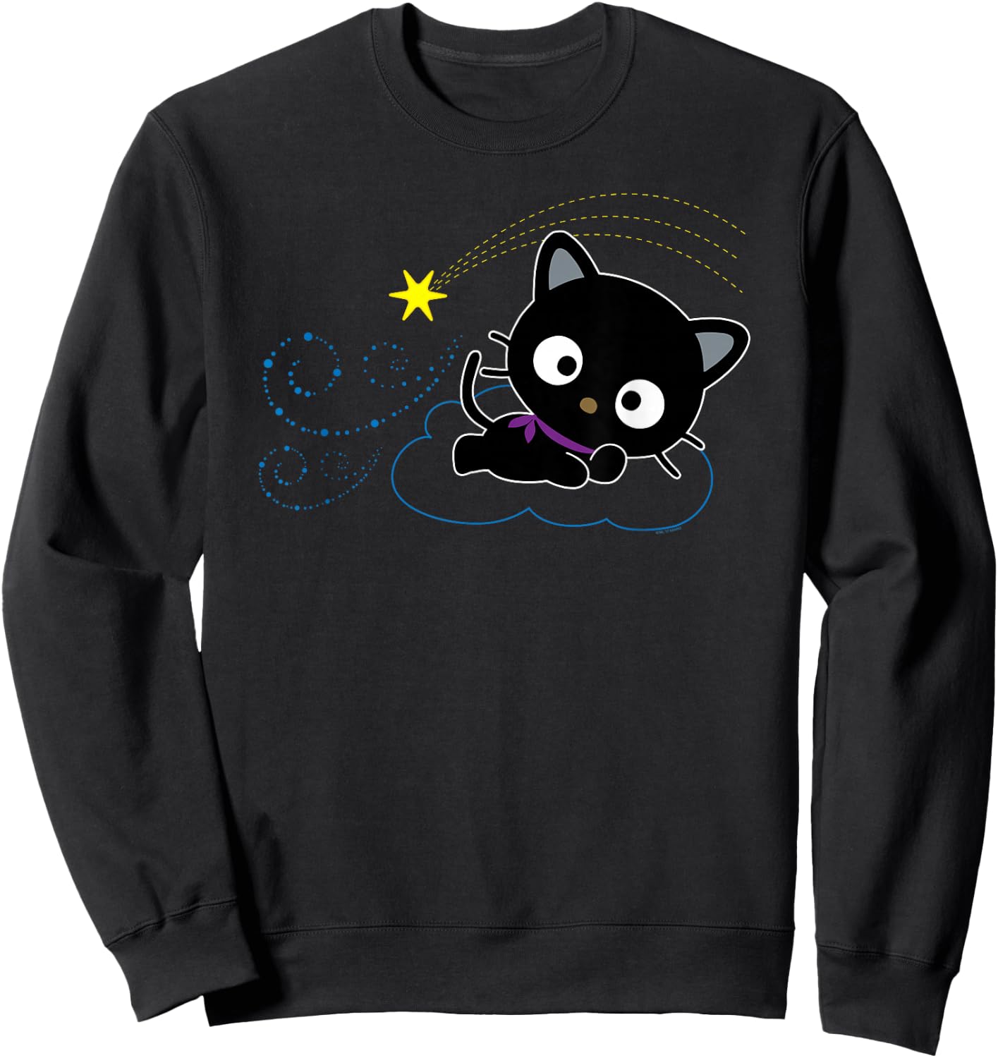 Chococat Shooting Star Sweatshirt - Sweatshirt | Black