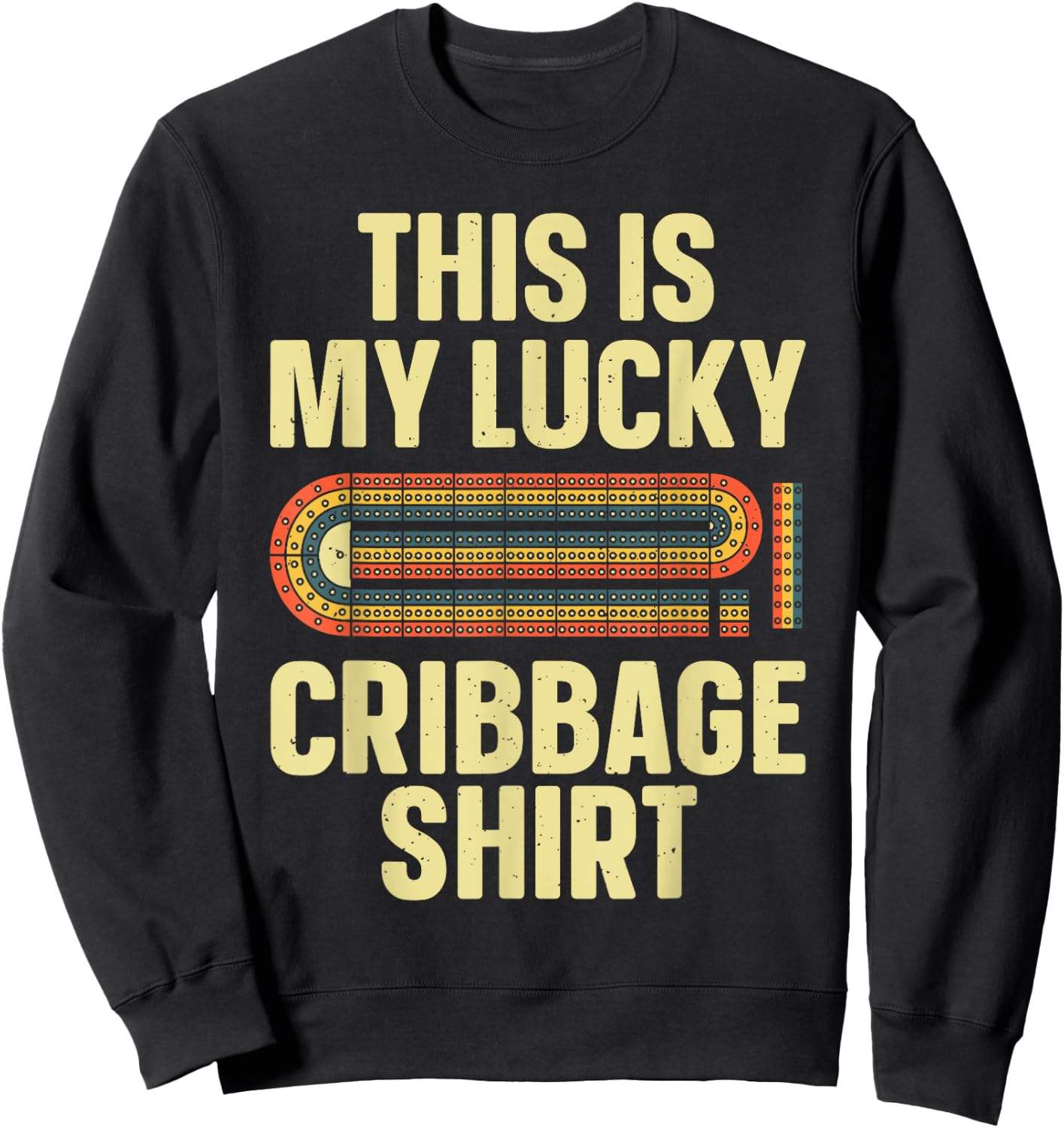 Cool Cribbage Design Women Card Game Cribbage Lover Sweatshirt - Sweatshirt | Black