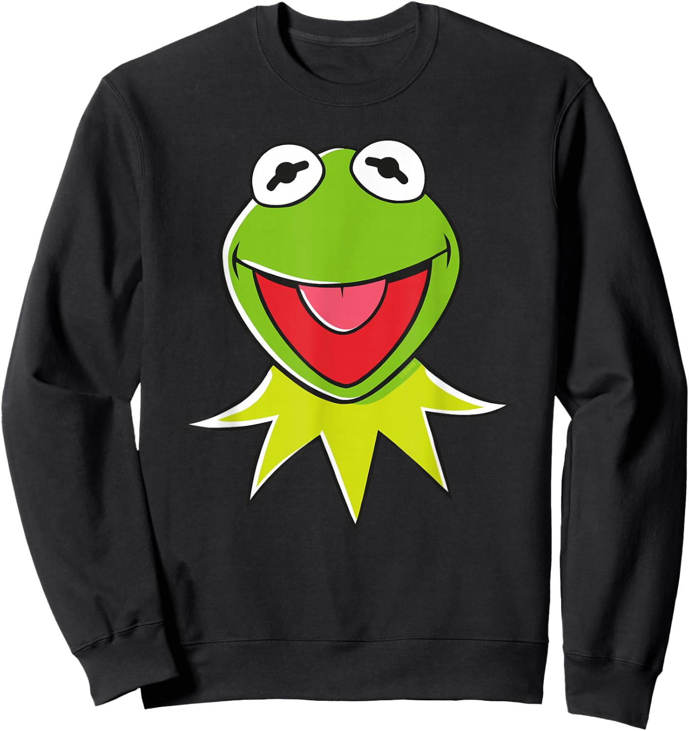 The Muppets Kermit Head Sweatshirt - Sweatshirt | Black