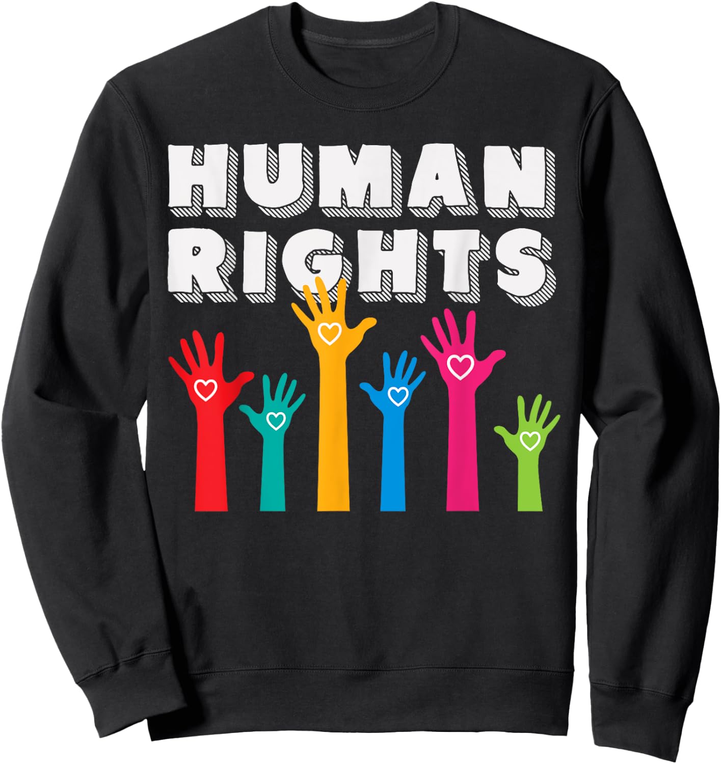Human Rights Sweatshirt - Sweatshirt | Black