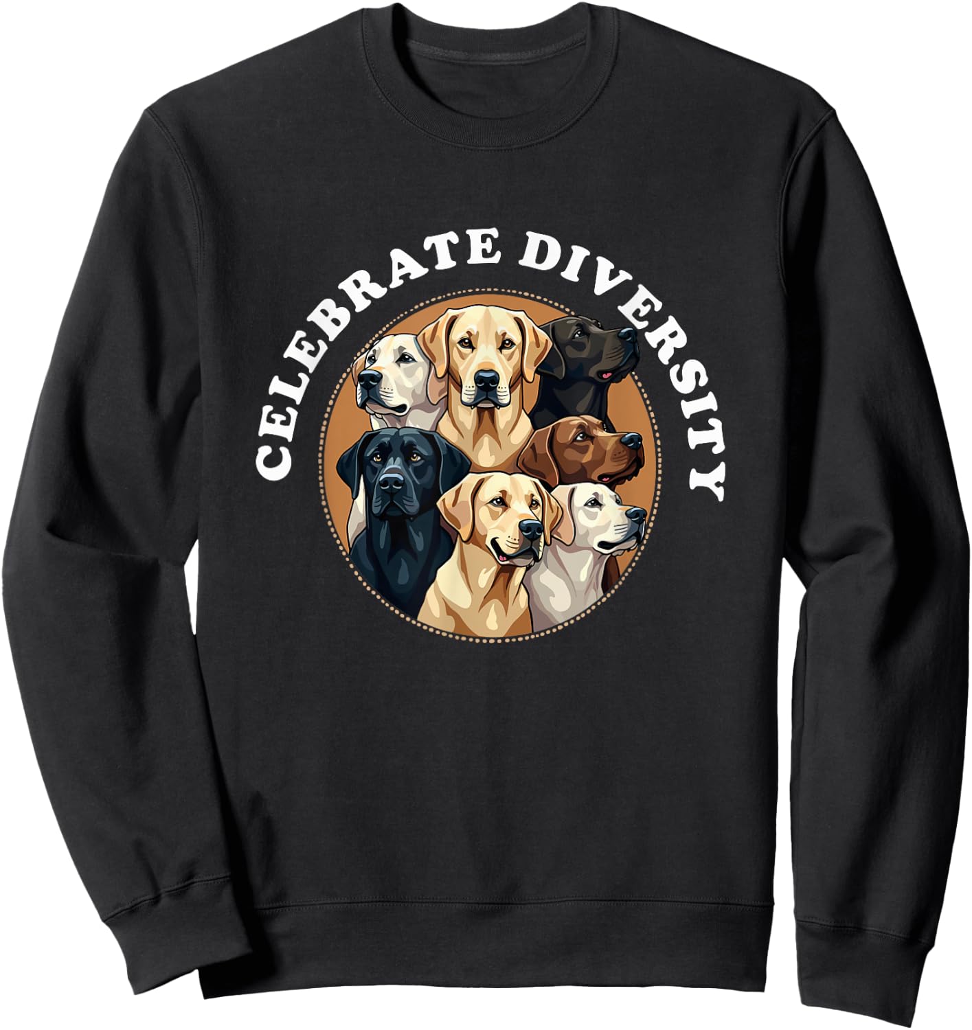 NCM Labrador Retriever Dog -Kids Funny Lab Dog Sweatshirt - Sweatshirt | Black