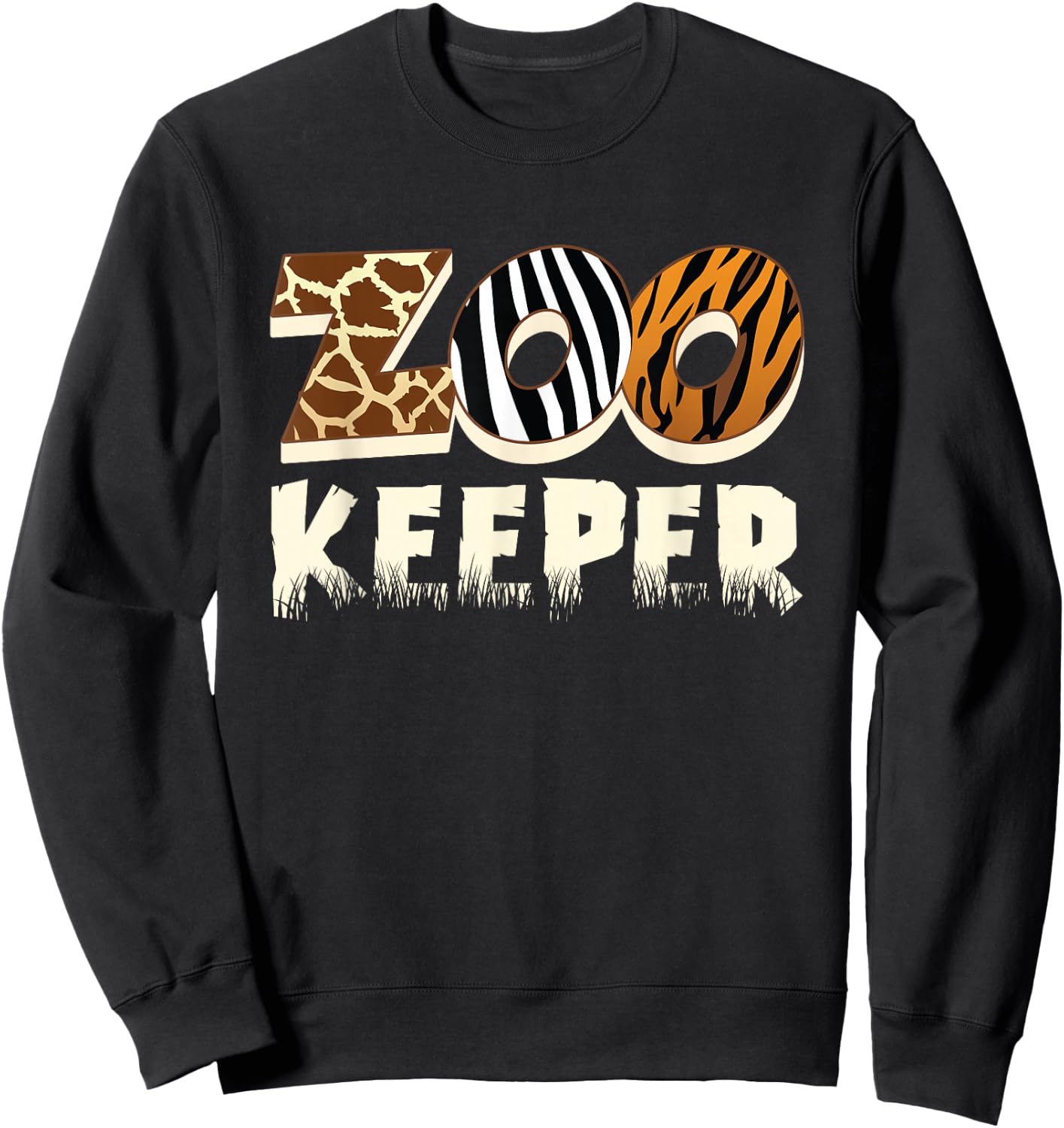 Zoowärter Zoo Zoo Keeper Profession Sweatshirt - Sweatshirt | Black