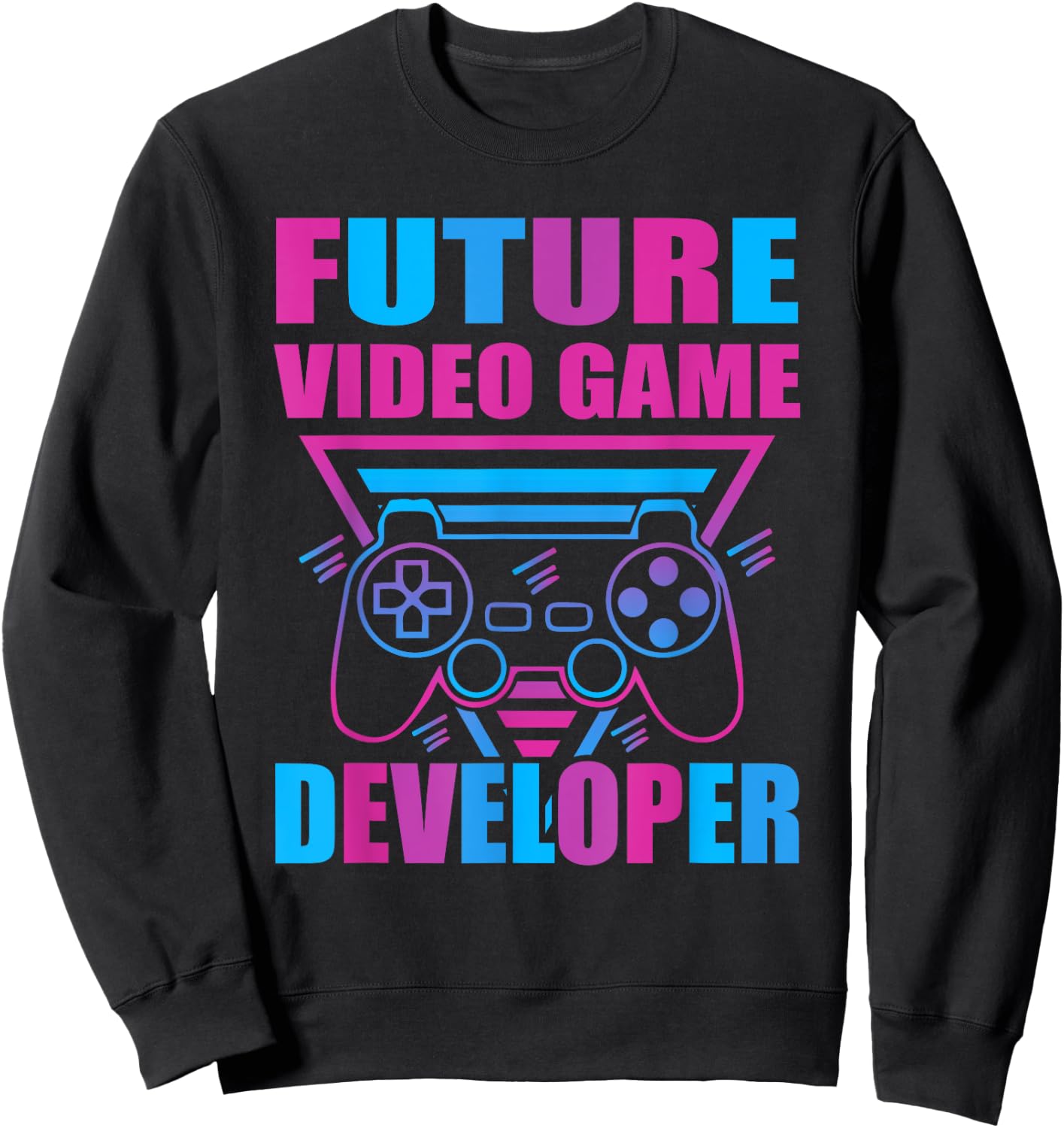 Future Video Game Developer Gaming Designer Programmer Sweatshirt - Sweatshirt | Black