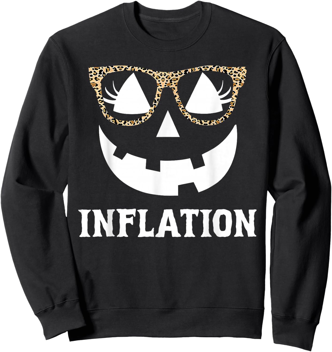 Due to Inflation Halloween Costume Couples Matching Sweatshirt - Sweatshirt | Black
