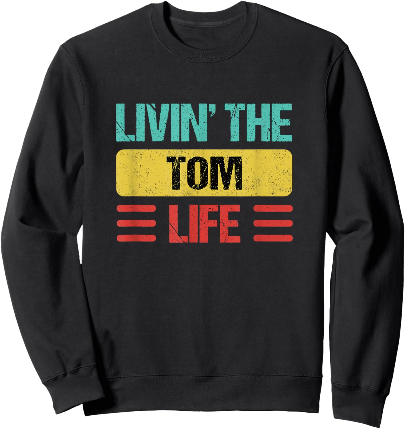 Tom Name Sweatshirt - Sweatshirt | Black