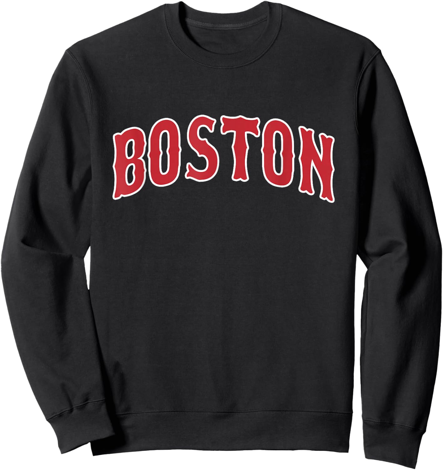 BOSTON - Throwback Design - Classic Sweatshirt - Sweatshirt | Black