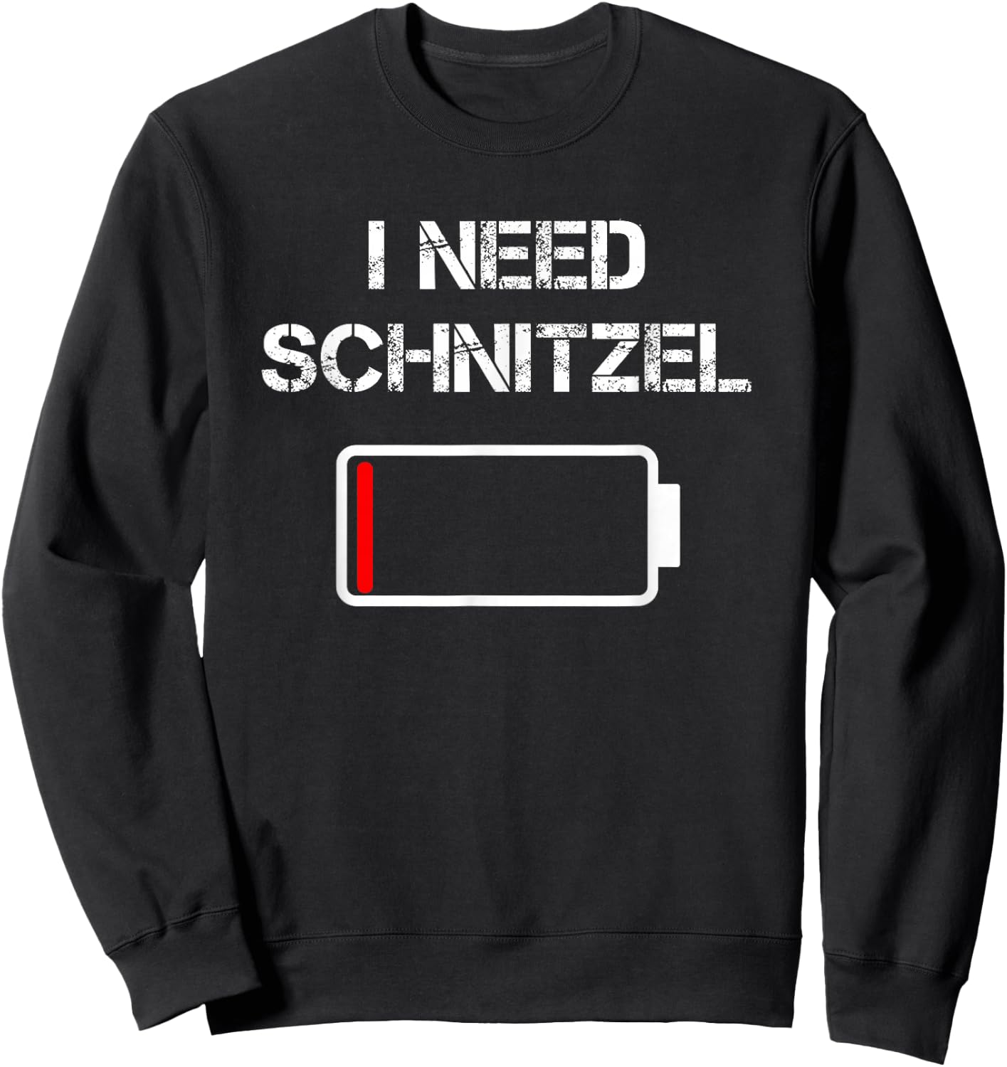 Deutsches Essen Schnitzel | Ich brauche Schnitzel Sweatshirt - Sweatshirt | Black