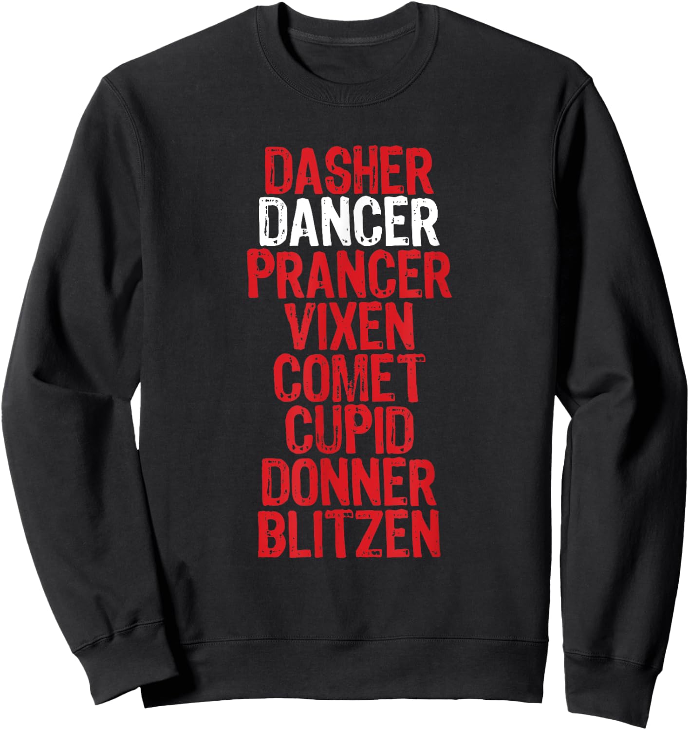 Dancer Christmas Shirt Girls Dance Top Sweatshirt - Sweatshirt | Black