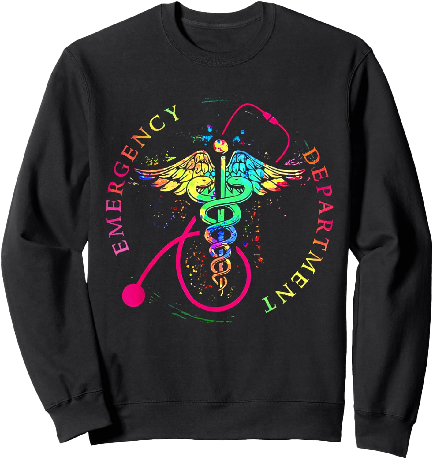 Emergency Department Shirt Emergency Room Healthcare Sweatshirt - Sweatshirt | Black