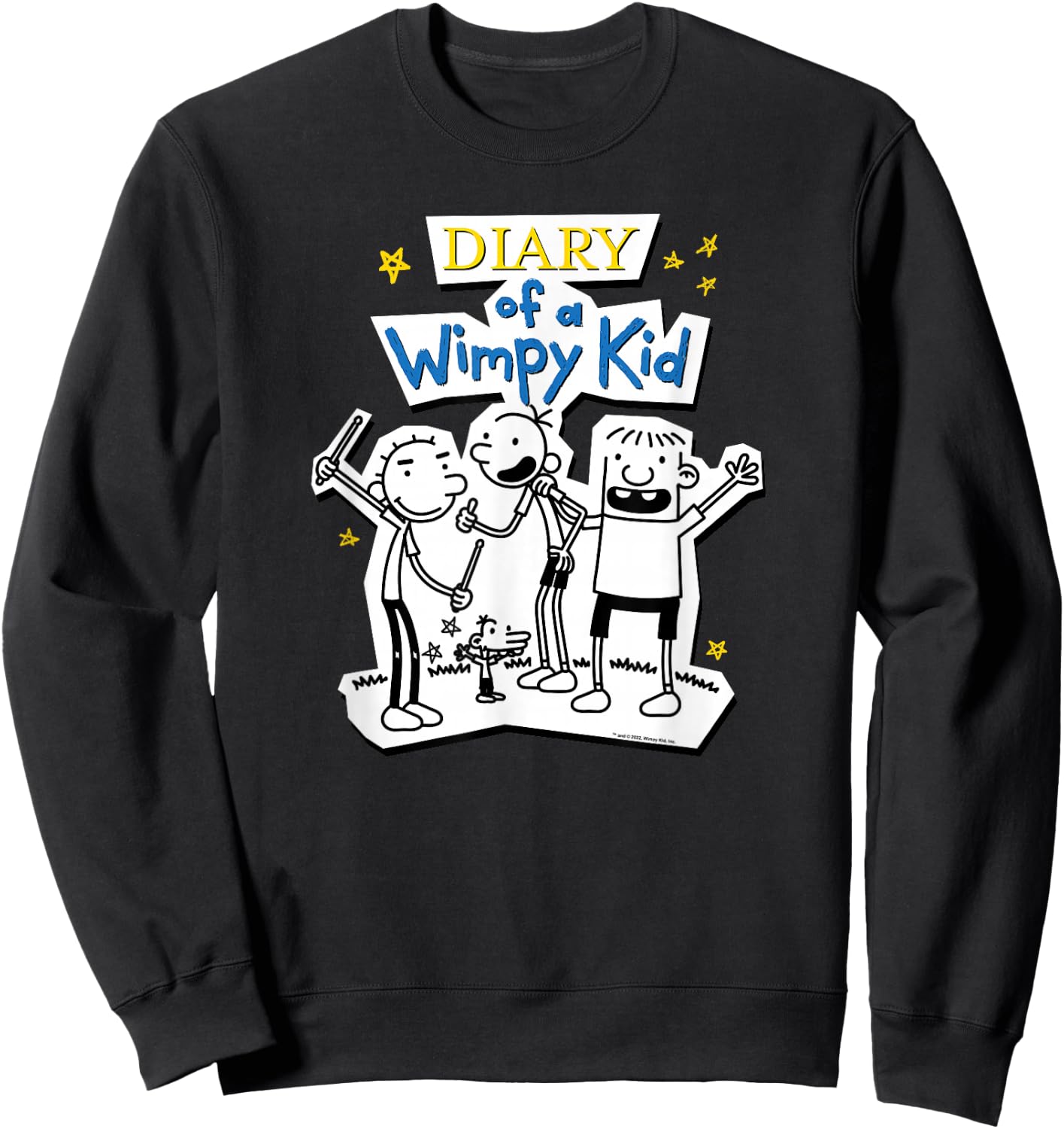 Diary of a Wimpy Kid Wimpy Kid Group , black Sweatshirt - Sweatshirt | Black
