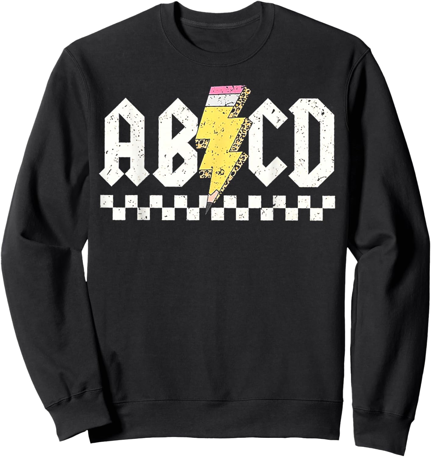 ABCD Teacher Sweatshirt - Sweatshirt | Black