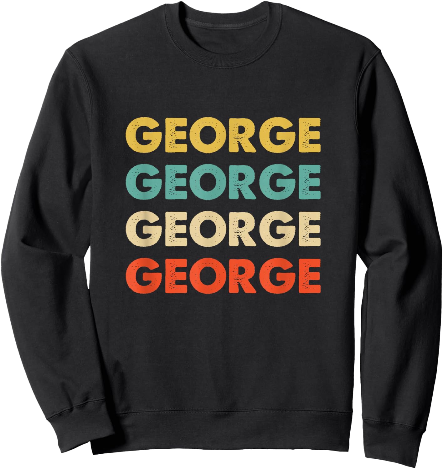 George Name Sweatshirt - Sweatshirt | Black