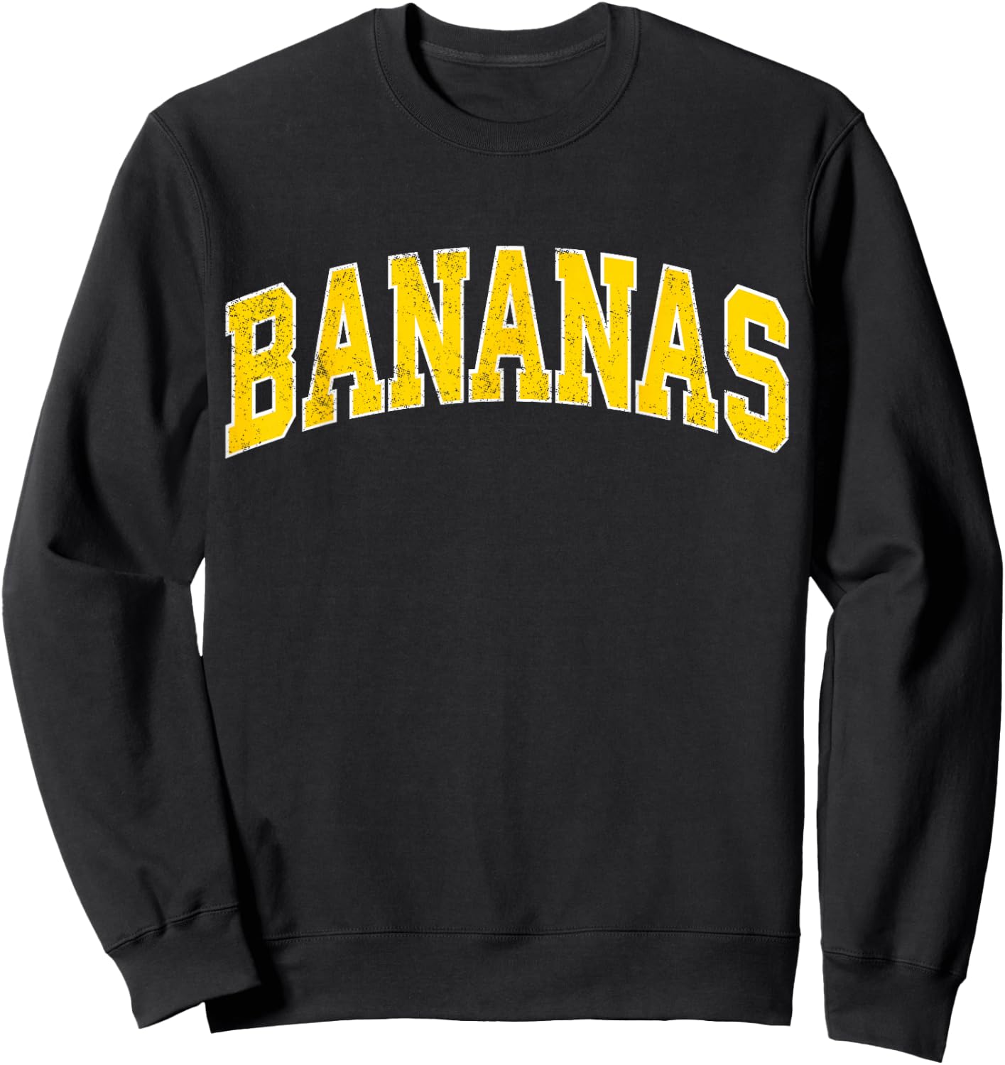 Retro Bananas Cute Bananas Gifts Men Women Boy Girl Kid Sweatshirt - Sweatshirt | Black