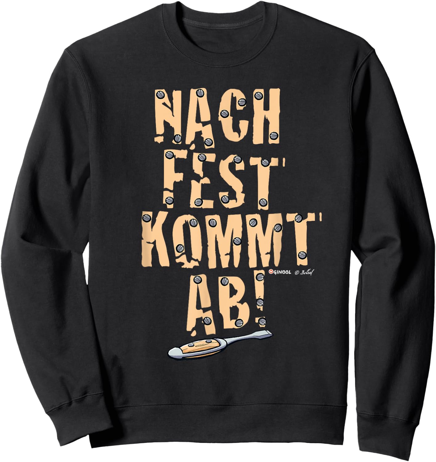 WERNER is ready to go, black Sweatshirt - Sweatshirt | Black