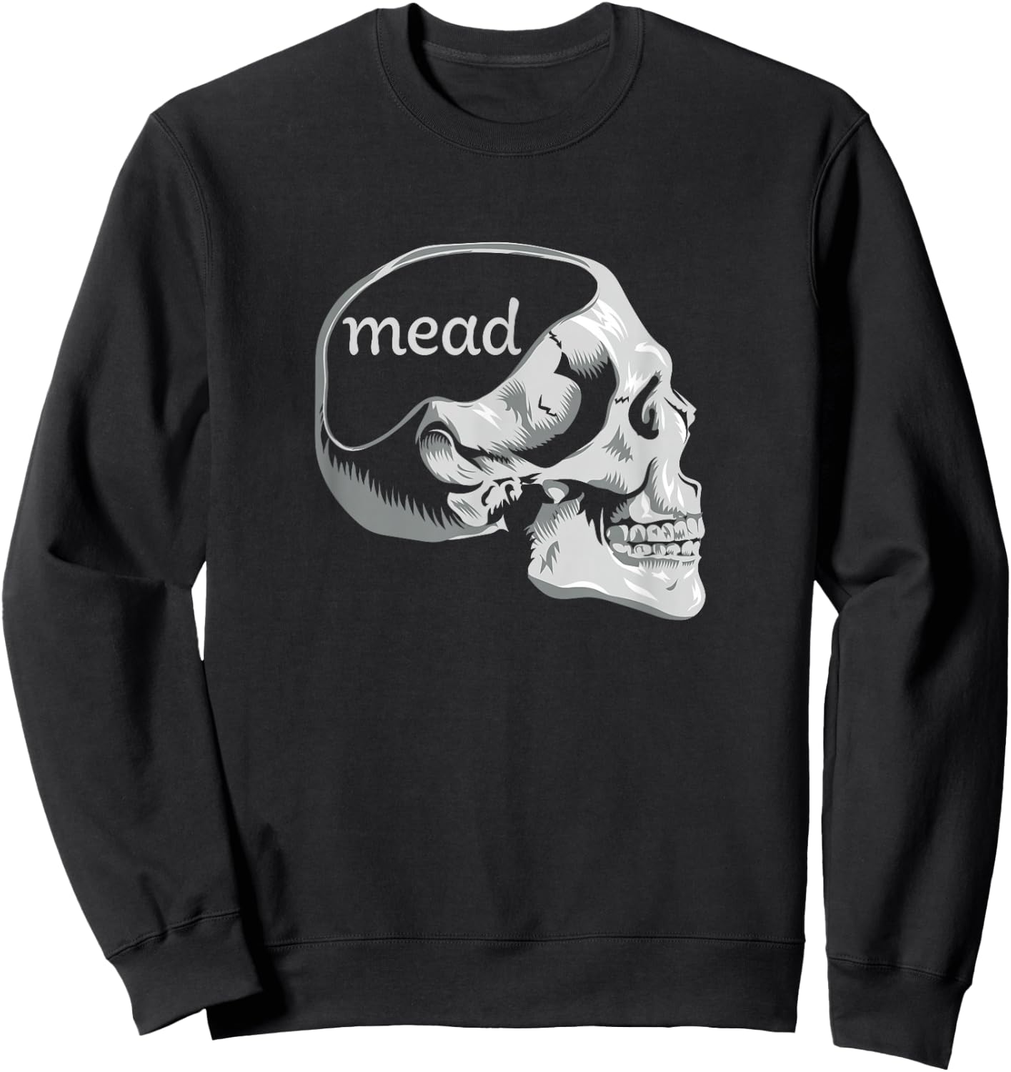 Mead On the Mind | Mead Making, Brewing Funny Graphic Sweatshirt - Sweatshirt | Black