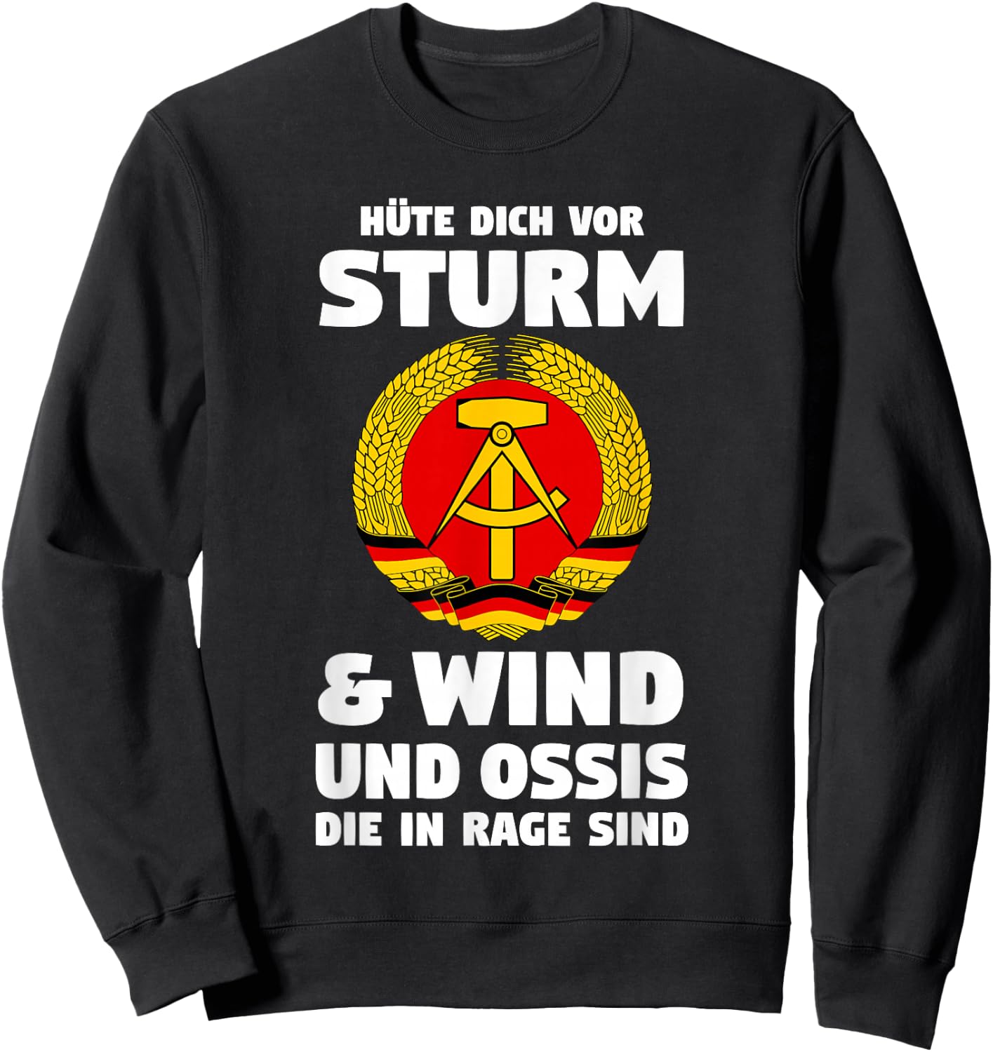 East Germany DDR , black Sweatshirt - Sweatshirt | Black