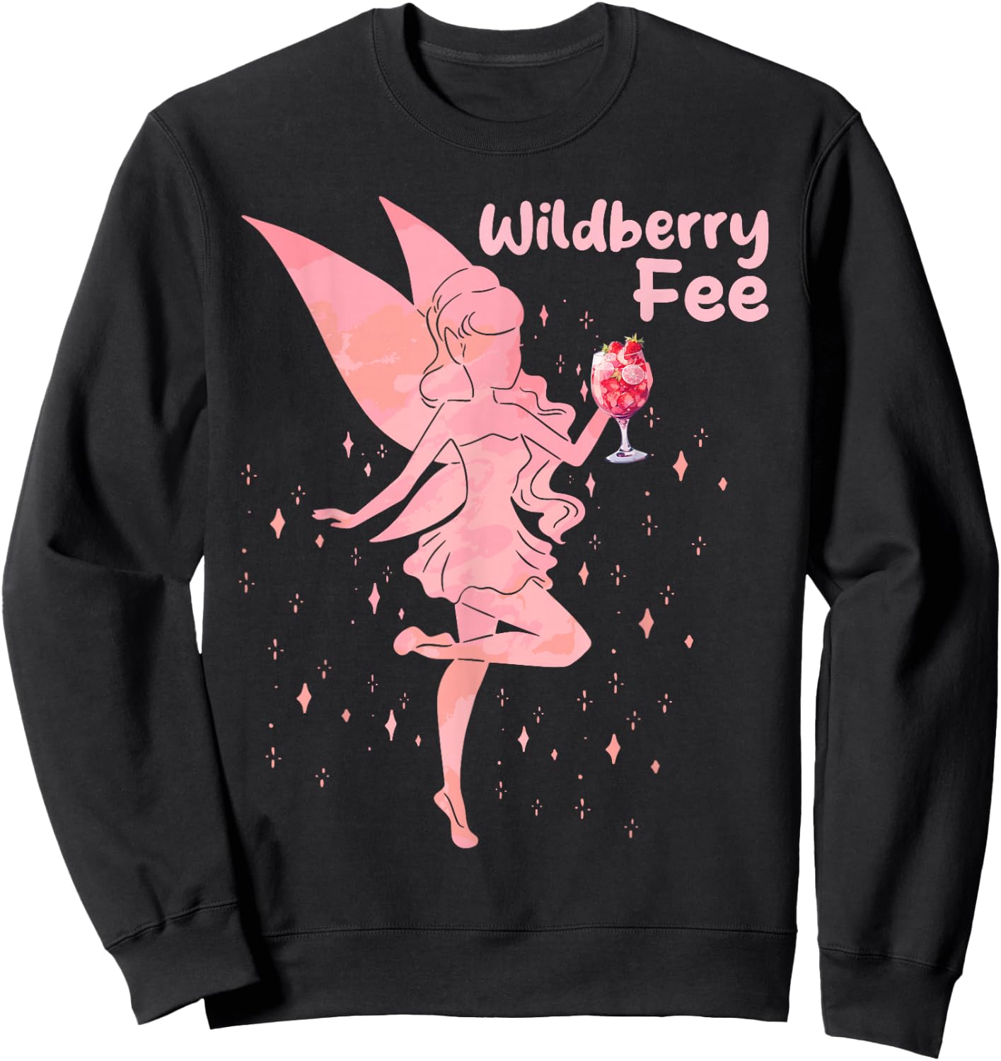 Wildberry Fairy Saufen Lillet , black Sweatshirt - Sweatshirt | Black