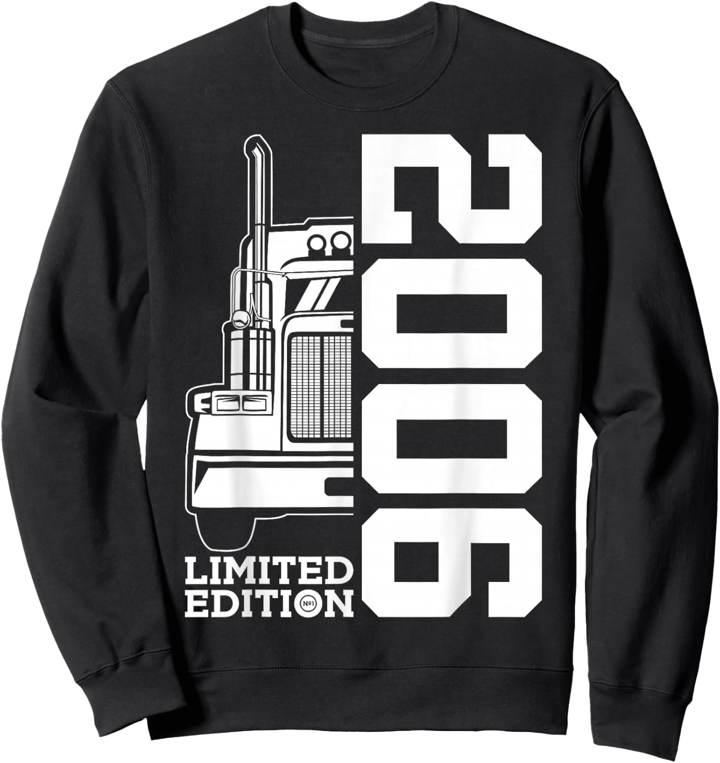 20 ANS Camion 2006 Conducteur 20e anniversaire Sweatshirt - Sweatshirt | Black