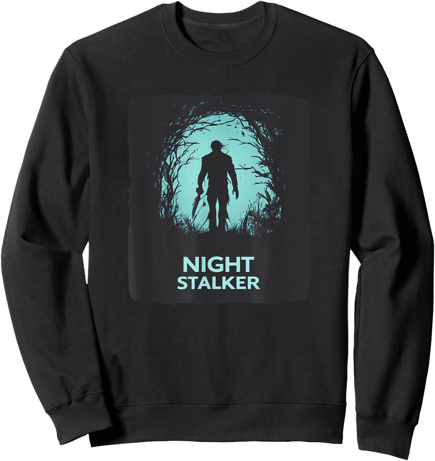 Embrace the Darkness with this Night Stalker Outfit Sweatshirt - Sweatshirt | Black