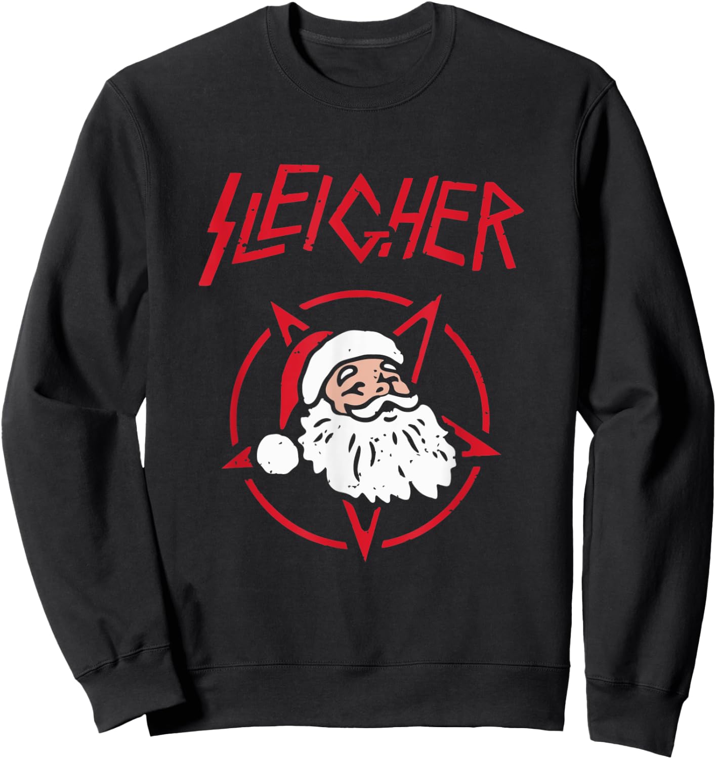 Santa the Sleigher Sweatshirt - Sweatshirt | Black