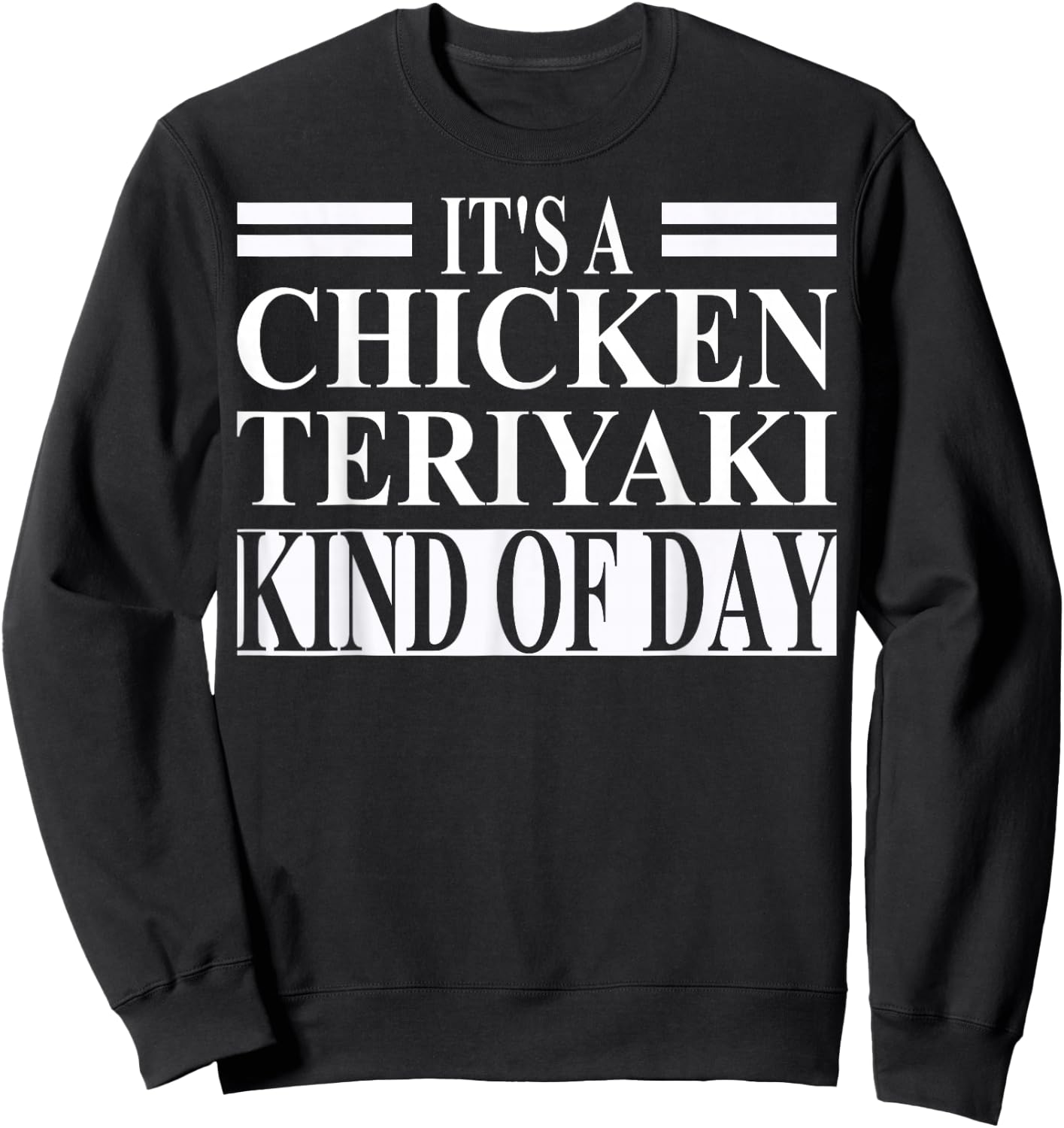 Chicken Teriyaki Apparel | Cute Chicken Lovers Design Sweatshirt - Sweatshirt | Black