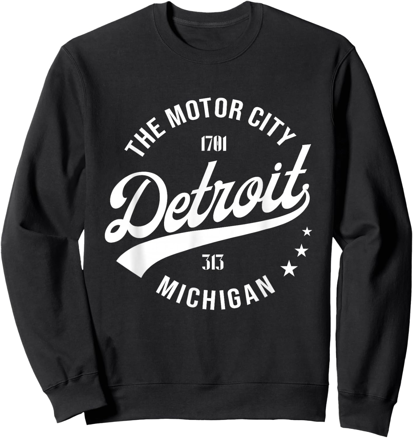 Detroit Classic Sweatshirt - Sweatshirt | Black