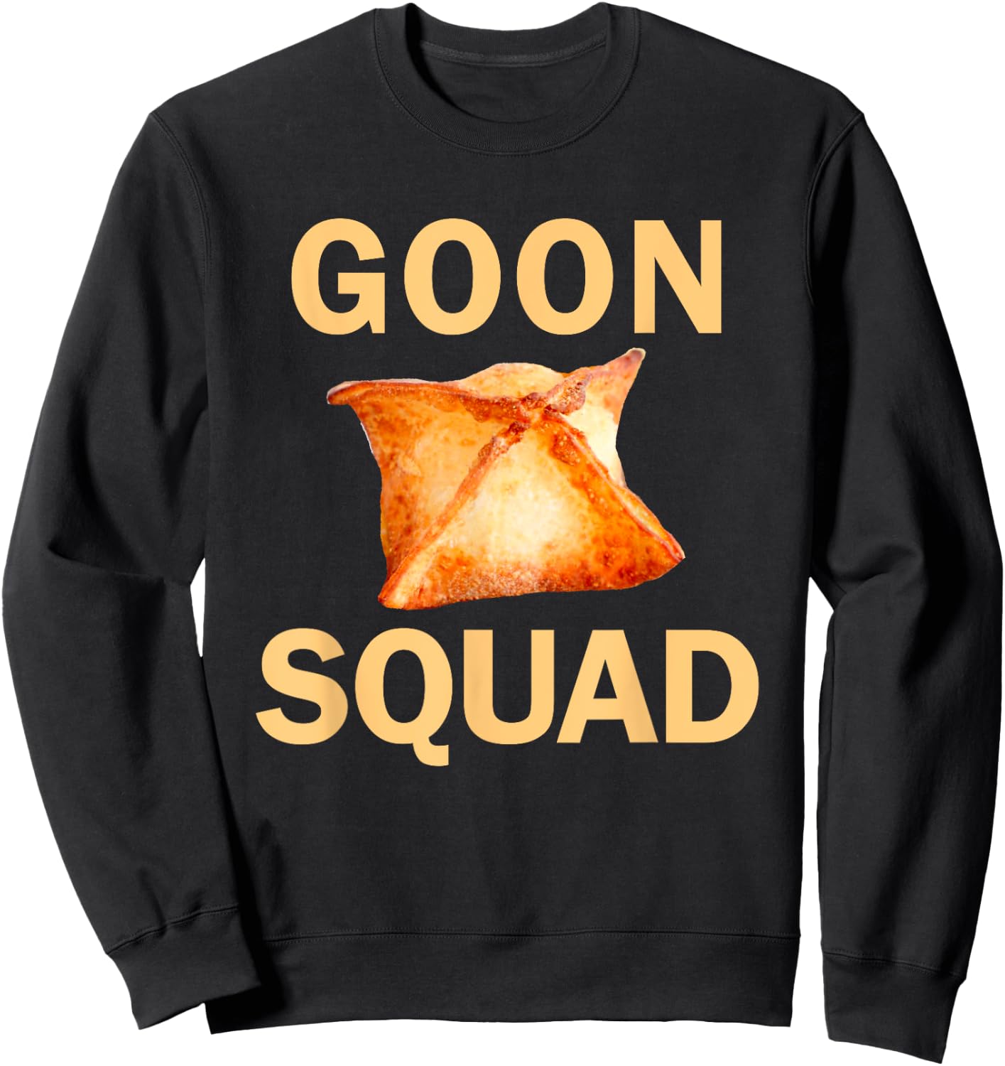 Goon Squad Crab Rangoon Slut Crab Rangoon Lovers Funny Sweatshirt - Sweatshirt | Black