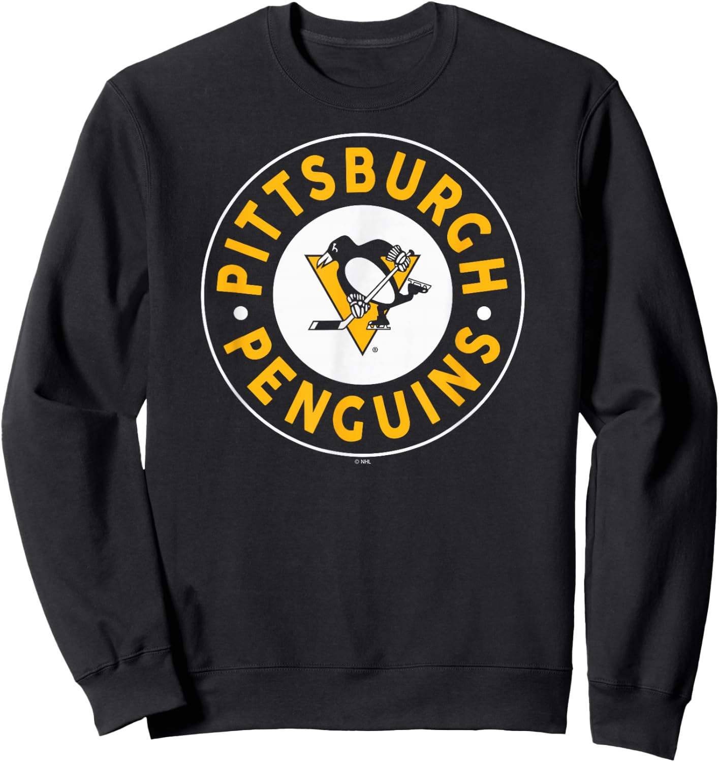 Pittsburgh Penguins Symbol Black Officially Licensed Sweatshirt - Sweatshirt | Black