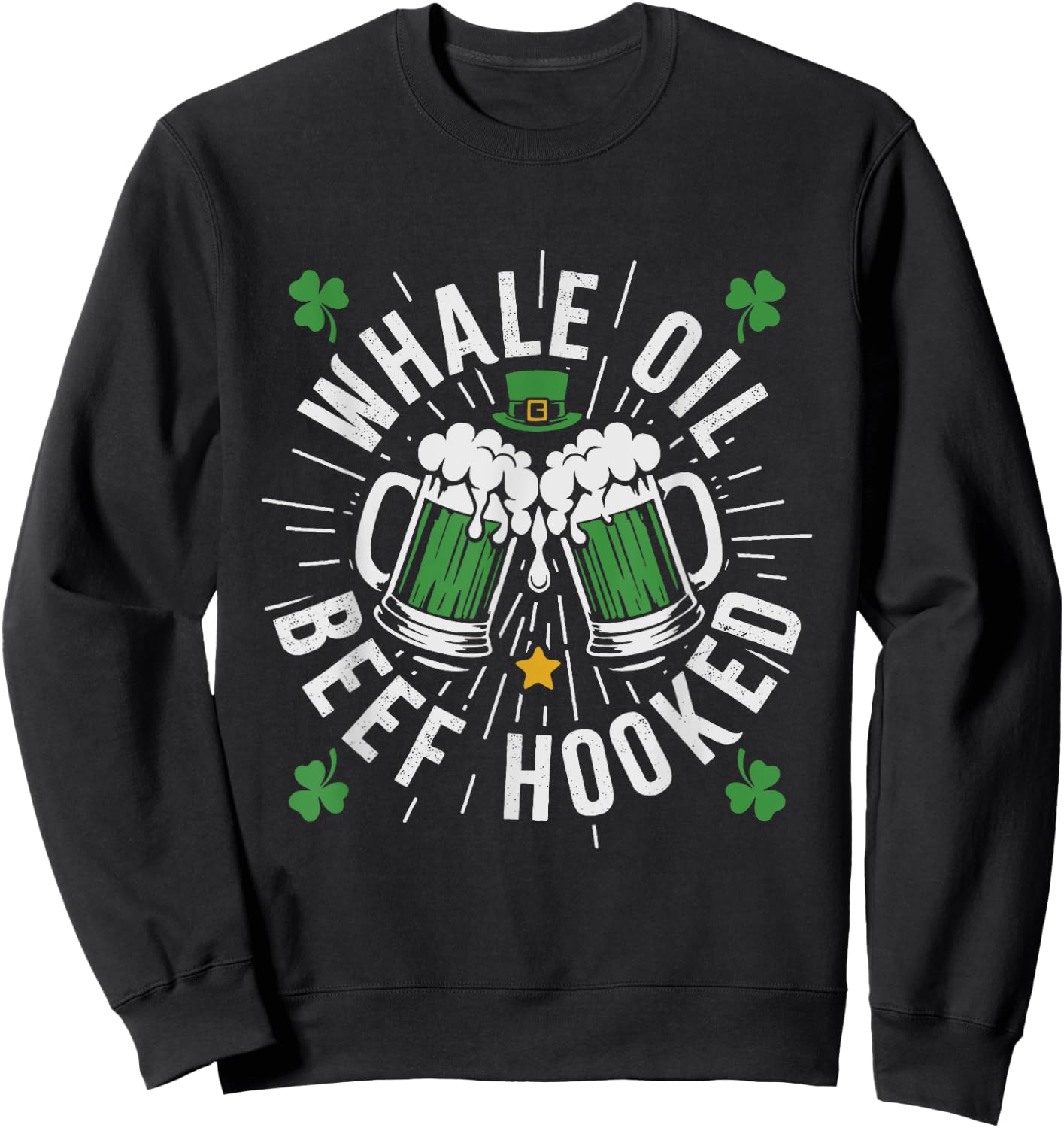 Whale Oil Beef Hooked Sweatshirt - Sweatshirt | Black
