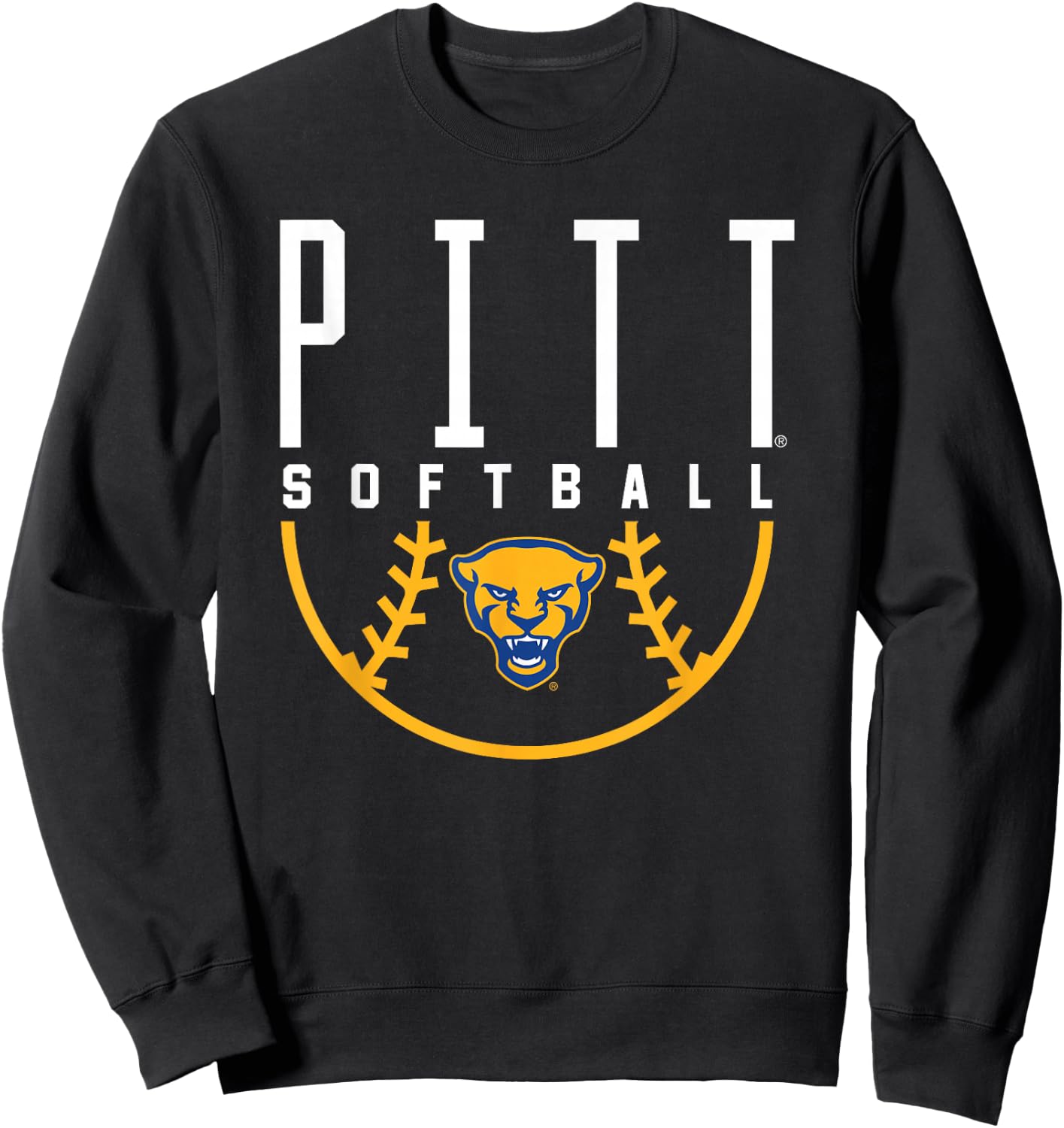 University of Pittsburgh Panthers Softball Sweatshirt - Sweatshirt | Black