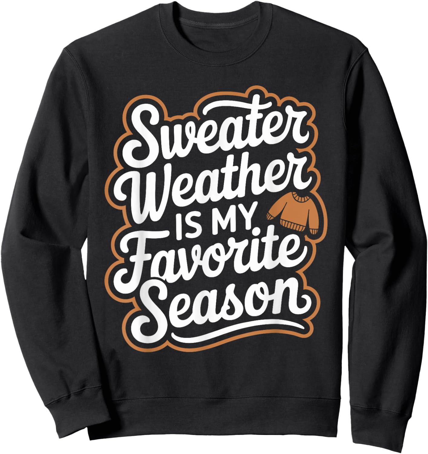 Winter Cozy Culture Warm Blankets Hot Cocoa and Hygge Vibes Sweatshirt - Sweatshirt | Black