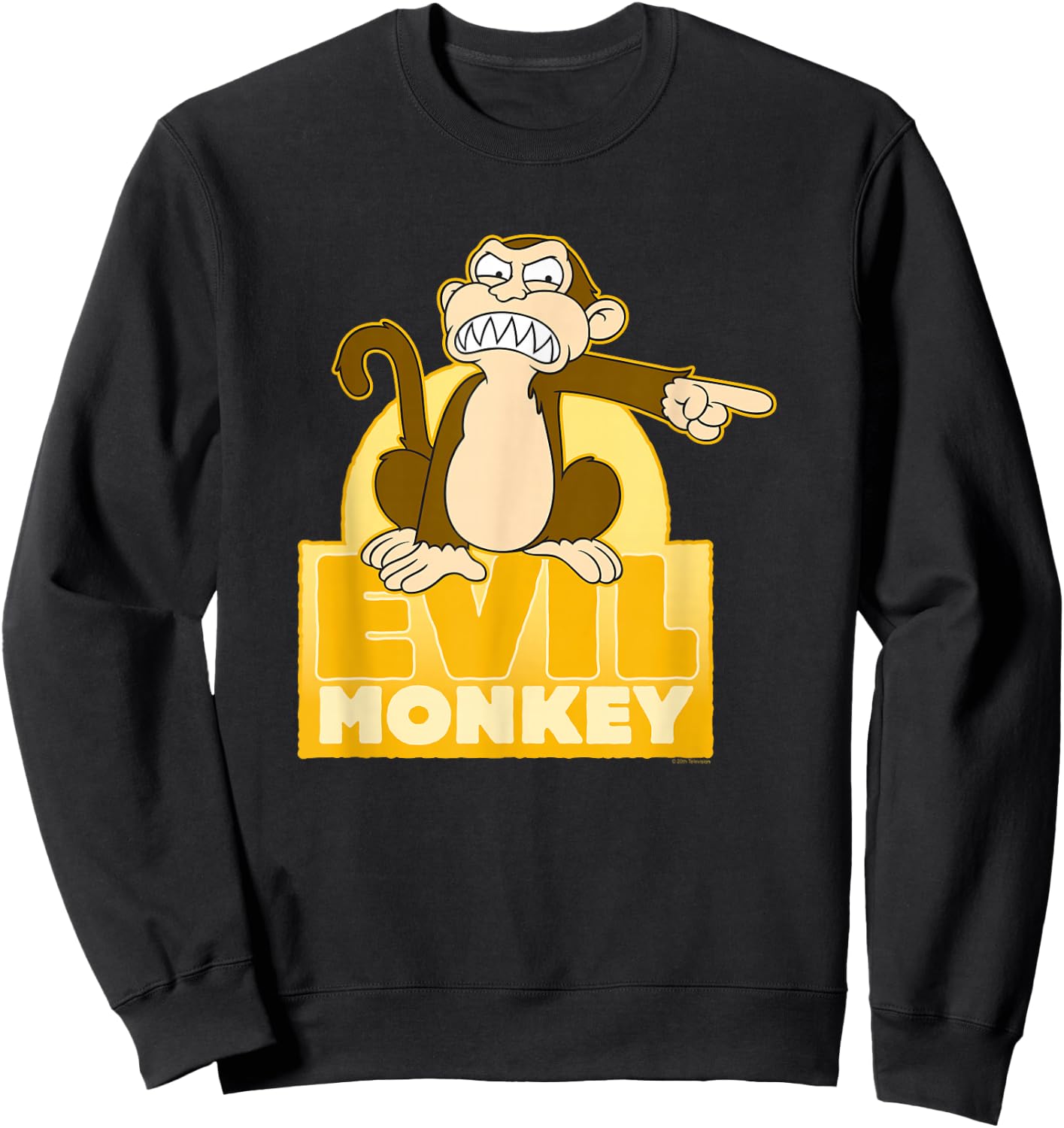 Family Guy Böser AFFE Sweatshirt - Sweatshirt | Black
