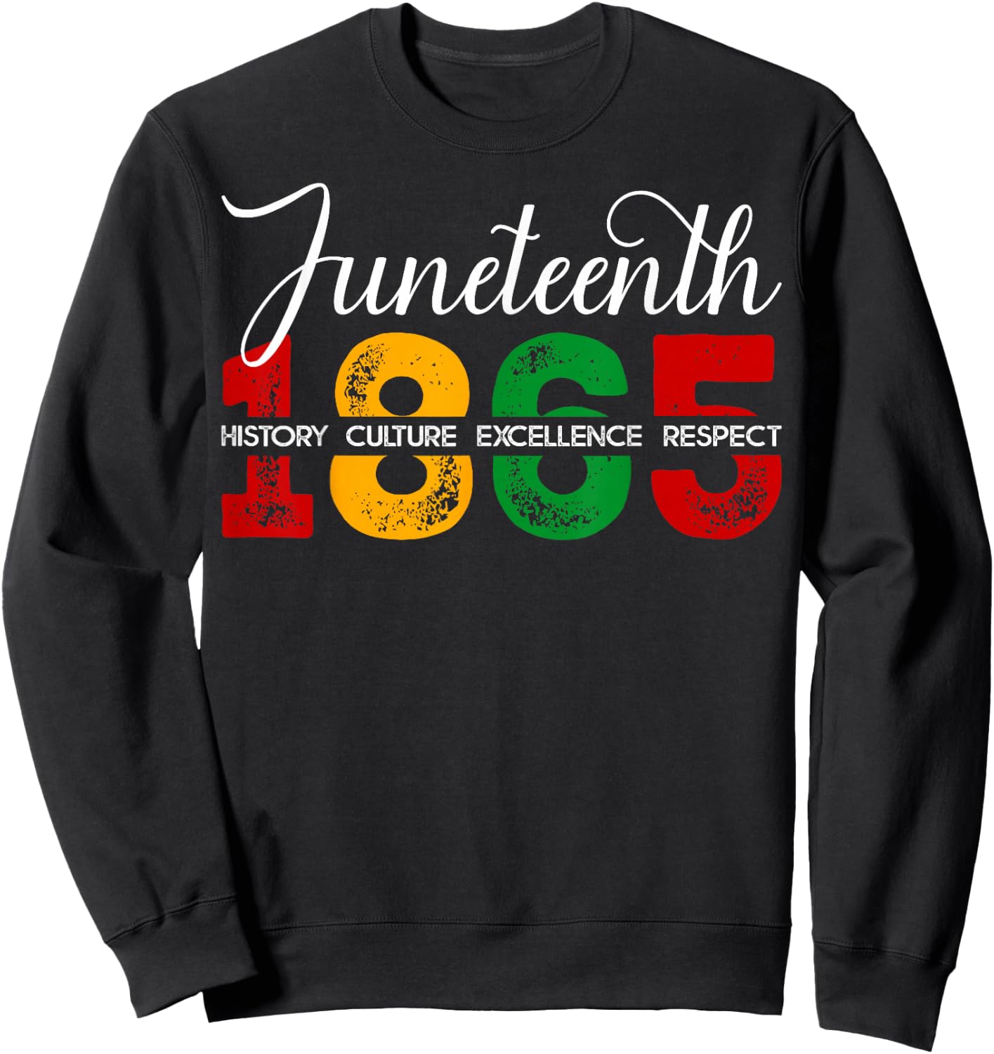 Juneteenth 1865 Independence Day Black History Afro Women Sweatshirt - Sweatshirt | Black