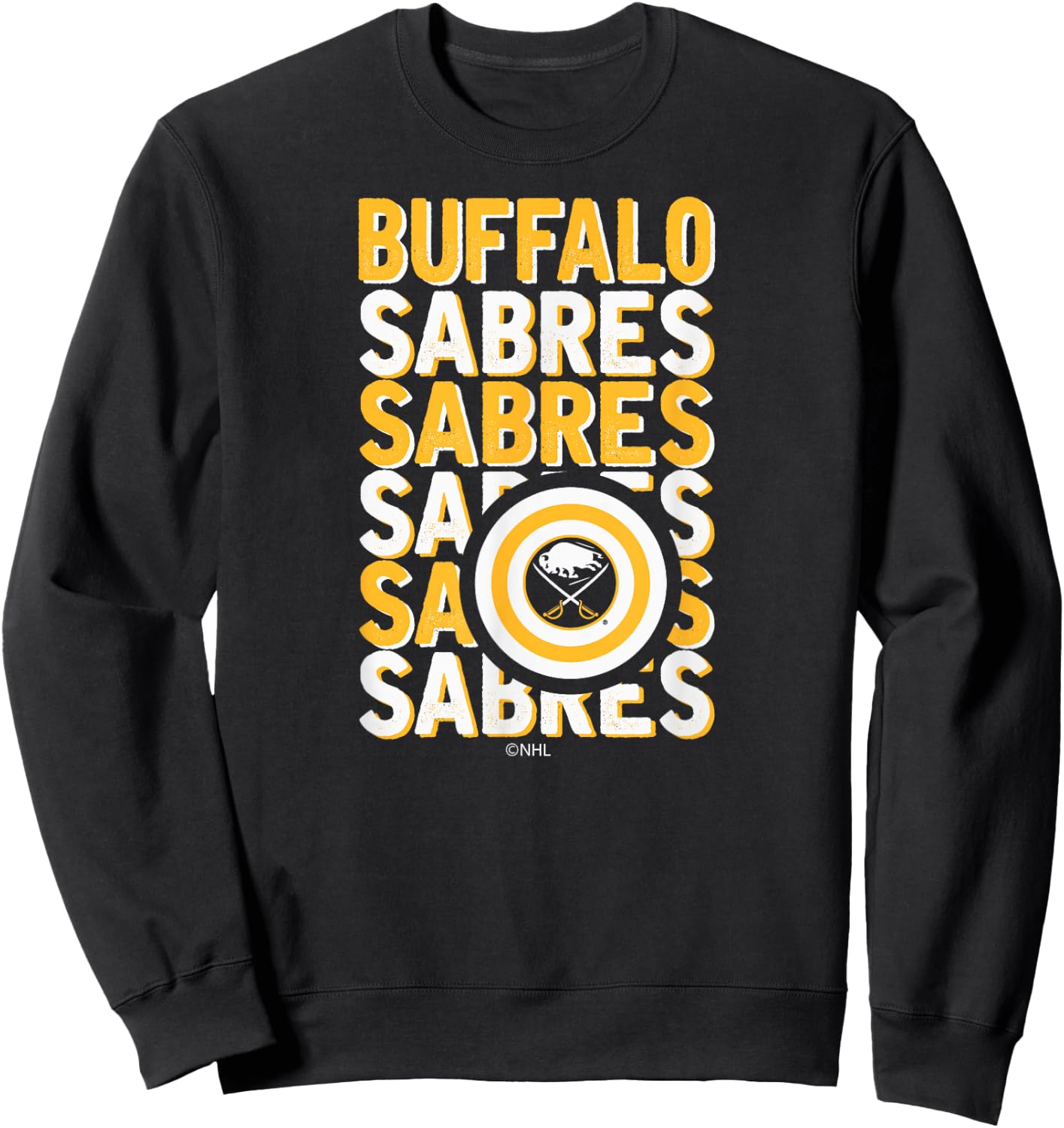 Buffalo Sabres Repeat Royal Officially Licensed Sweatshirt - Sweatshirt | Black