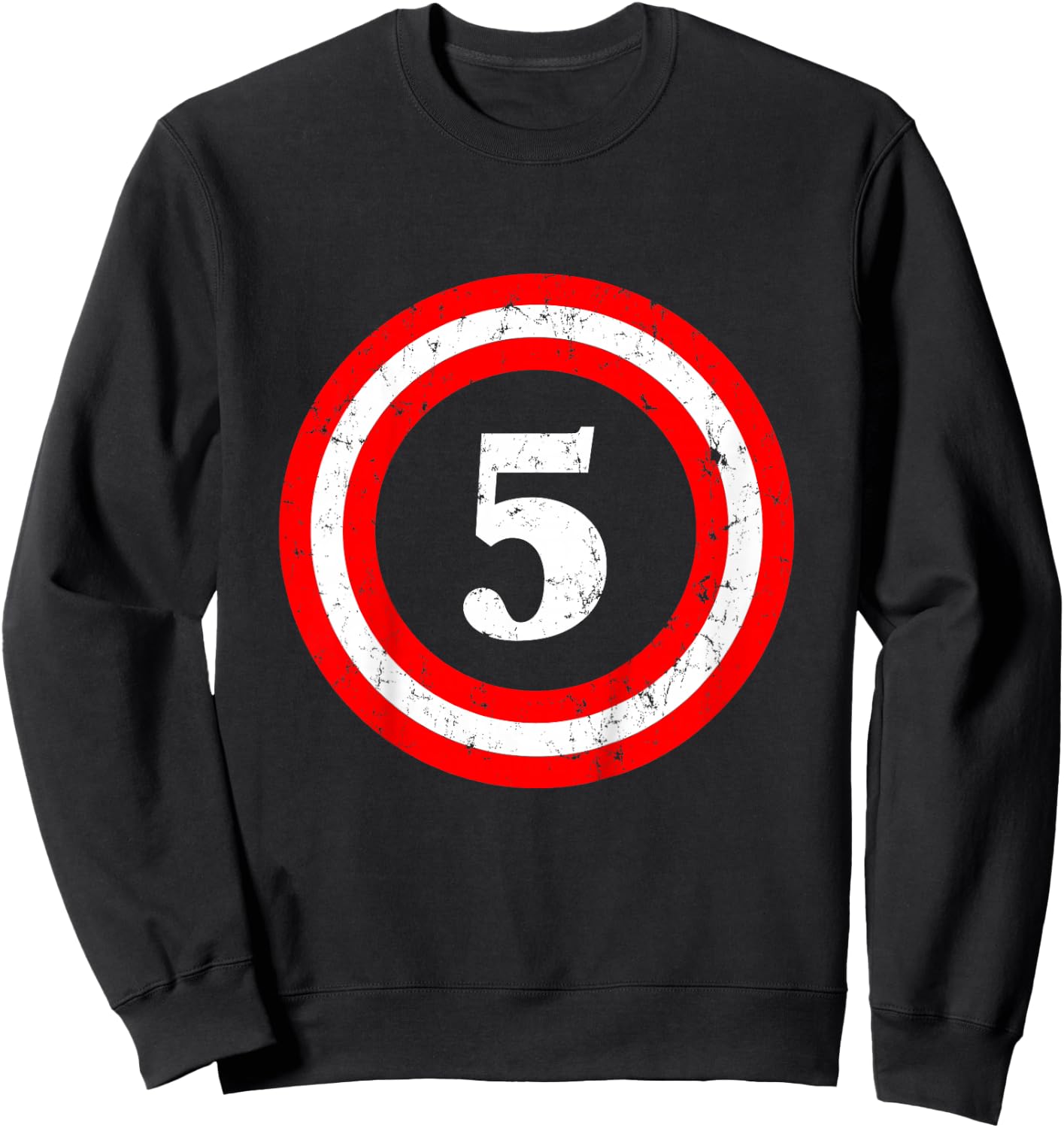 Captain 5th Birthday - Gift Five Years Old Youth Kids Sweatshirt - Sweatshirt | Black