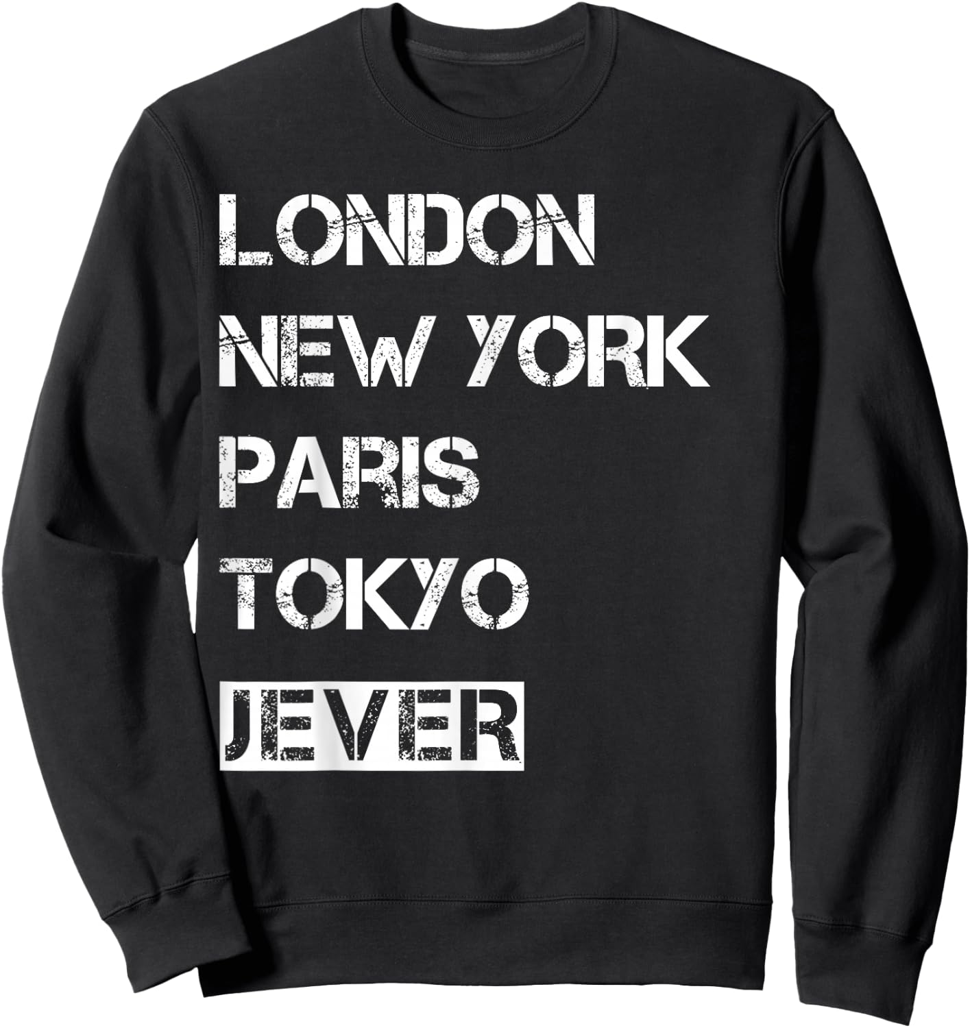 Meine Heimat Jever! Geburtsort & Heimatliebe Jever Sweatshirt - Sweatshirt | Black