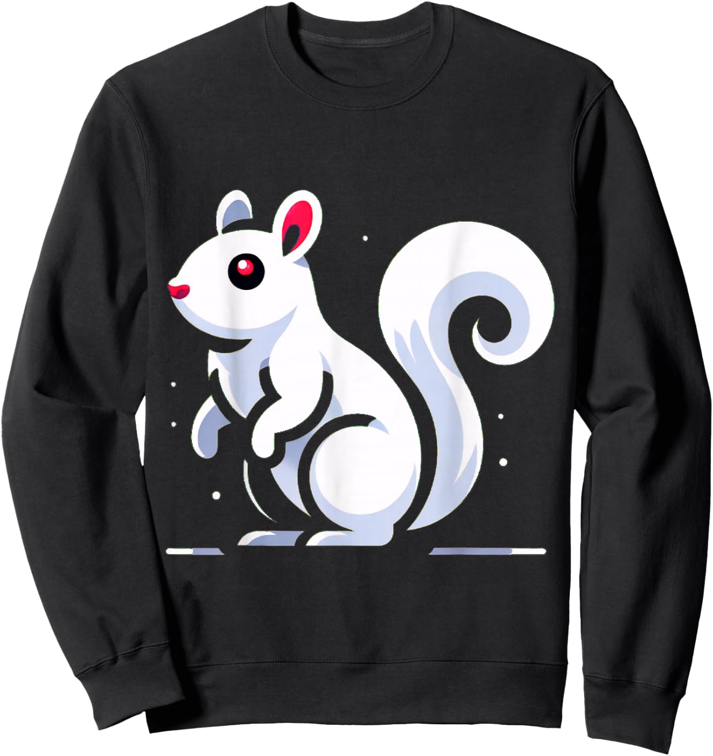 Albino Squirrel Sweatshirt - Sweatshirt | Black