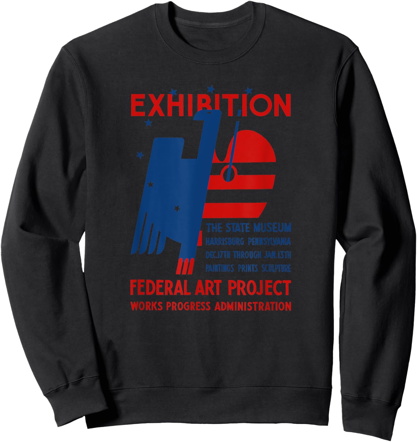 Federal Arts Project - Vintage WPA Sweatshirt - Sweatshirt | Black