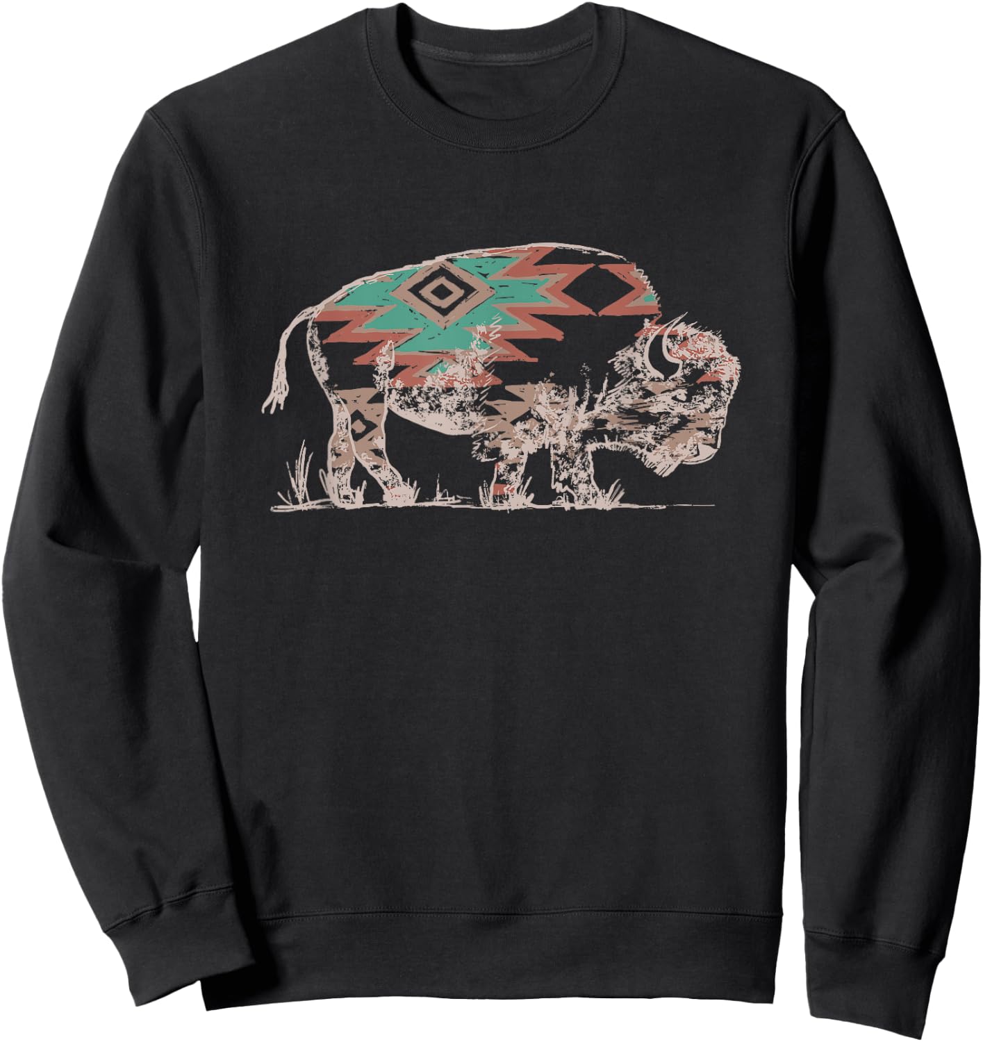 Buffalo Aztek Sweatshirt - Sweatshirt | Black