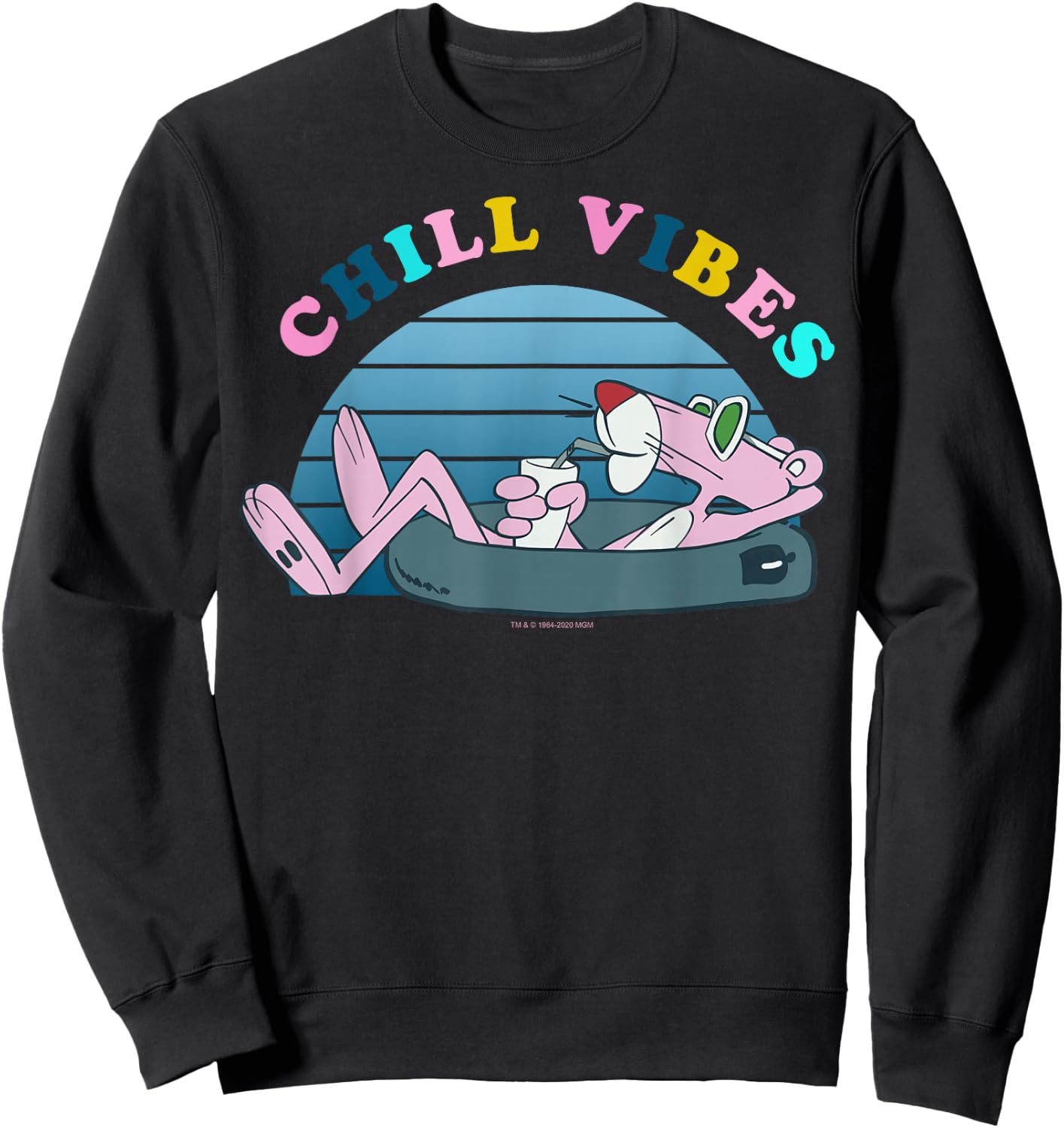 The Pink Panther Chill Vibes Sweatshirt - Sweatshirt | Black