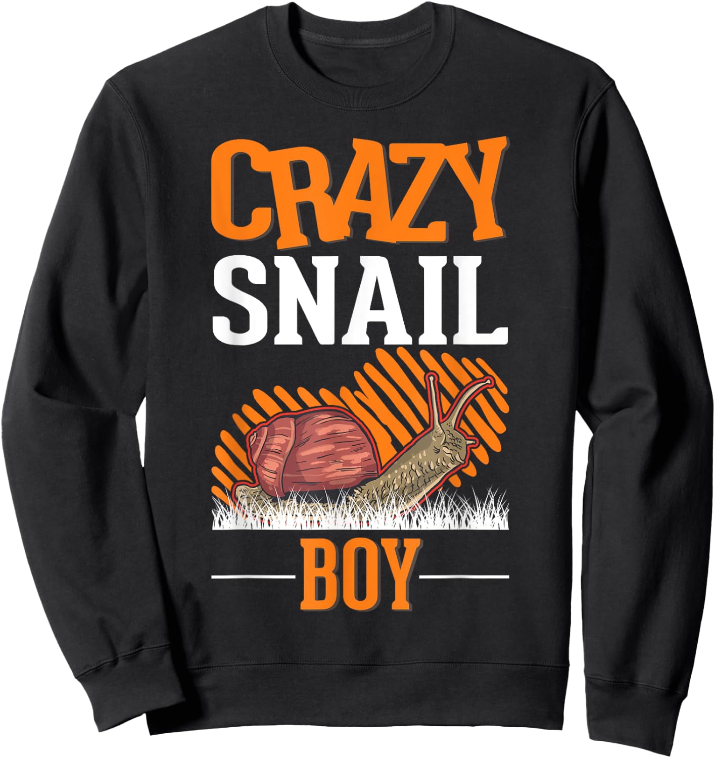 Crazy Snail Boy Sweatshirt - Sweatshirt | Black