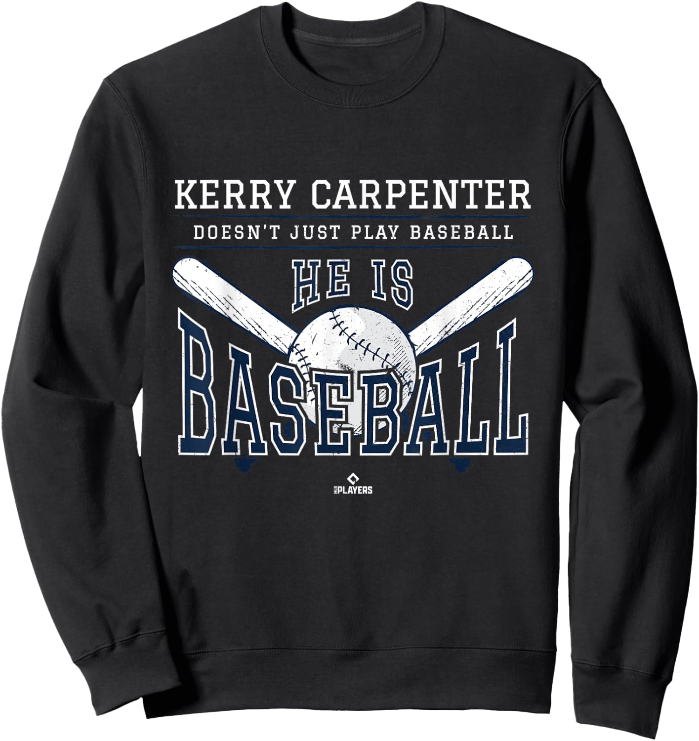He is Baseball Kerry Carpenter Detroit Baseball MLBPA Sweatshirt - Sweatshirt | Black