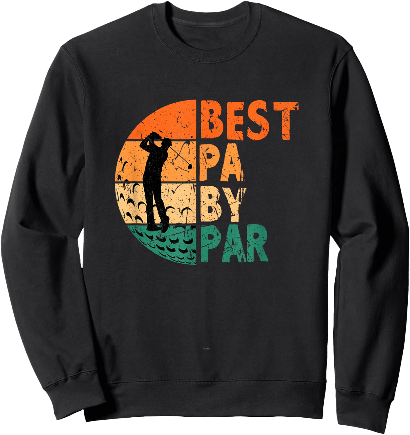 Best Pa By Par Golfing Funny Golf Golfer Sweatshirt - Sweatshirt | Black