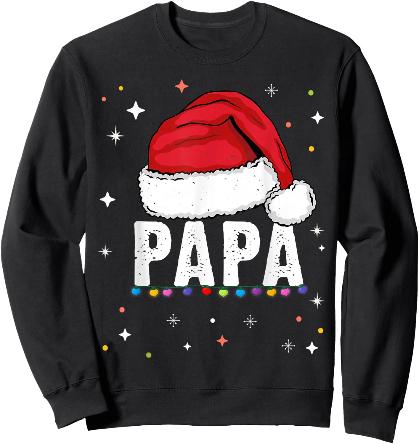 Dad T Shirt Family Matching Christmas Gift Father Christmas Gift , Black, S Sweatshirt - Sweatshirt | Black