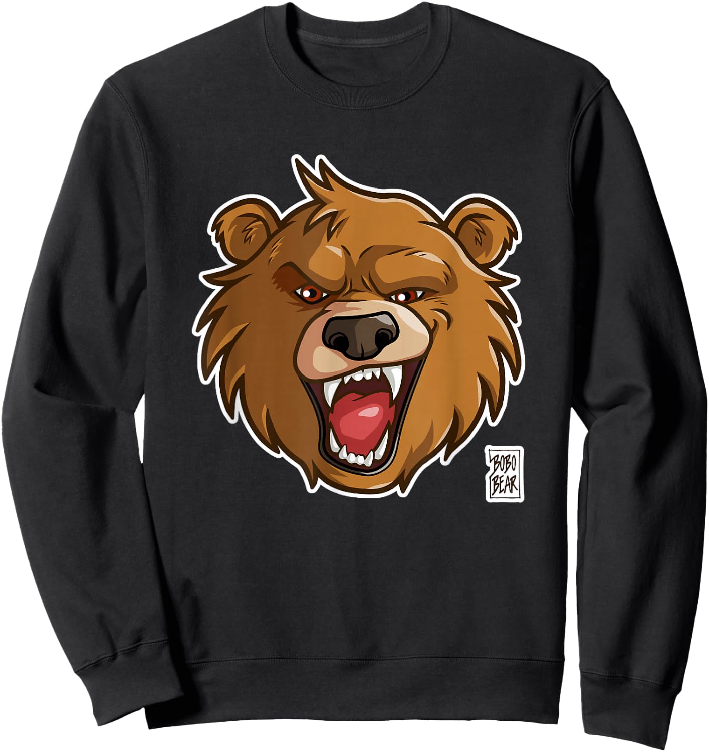 Bobo Loves Groaning , Black, S Sweatshirt - Sweatshirt | Black