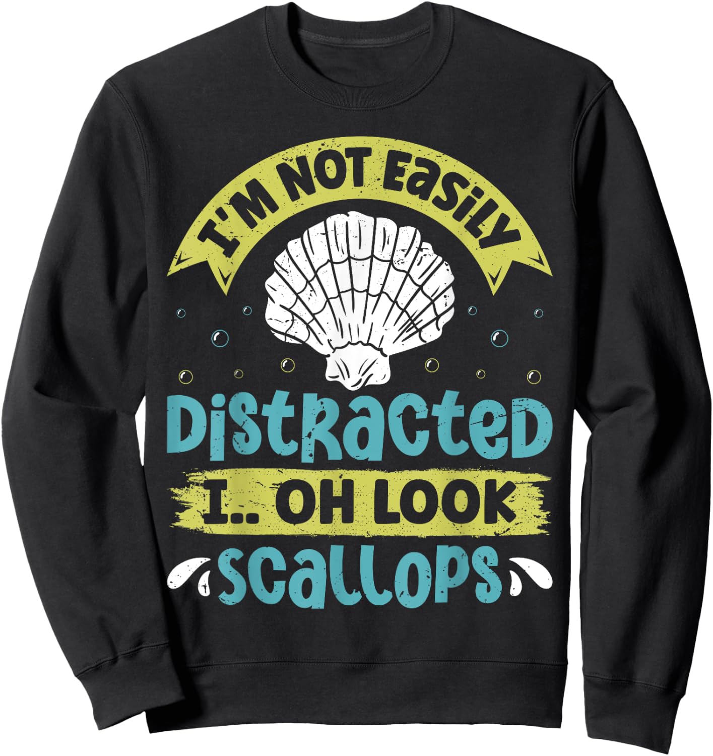 Scallop Hunting for Scalloping Sweatshirt - Sweatshirt | Black