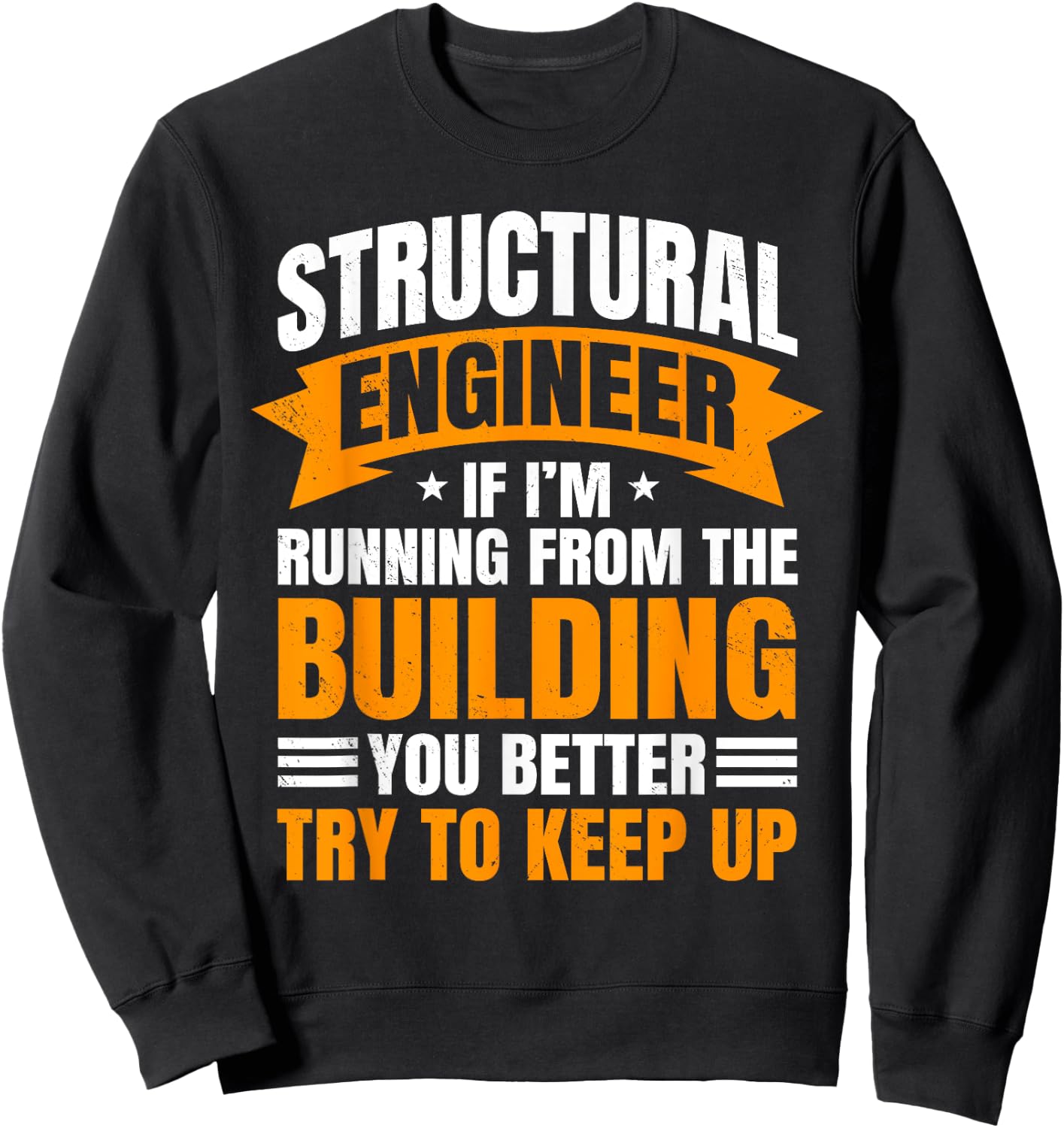 Structural Engineer Professional Civil Building Engineering Sweatshirt - Sweatshirt | Black