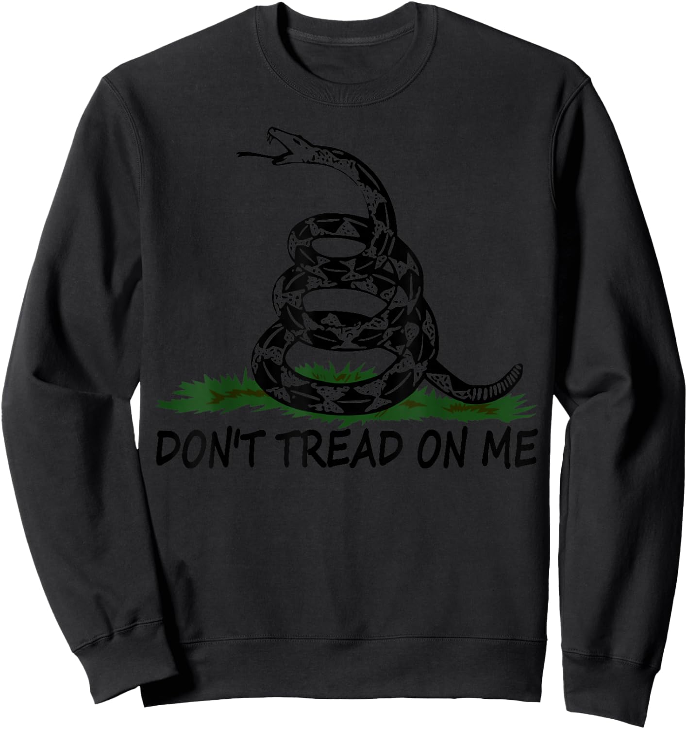 Don't Tread On Me Men Women And Kids Styles Sweatshirt - Sweatshirt | Black